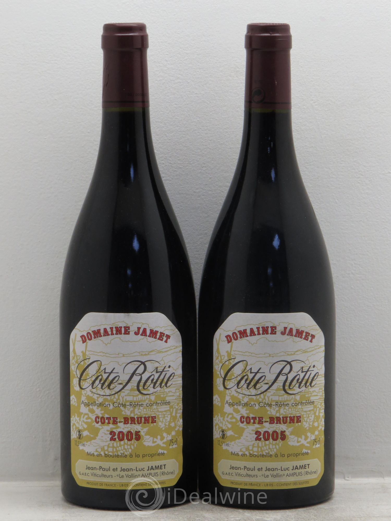 Côte-Rôtie Côte Brune Jamet (Domaine) 2005 - Lot de 2 bouteilles - 0