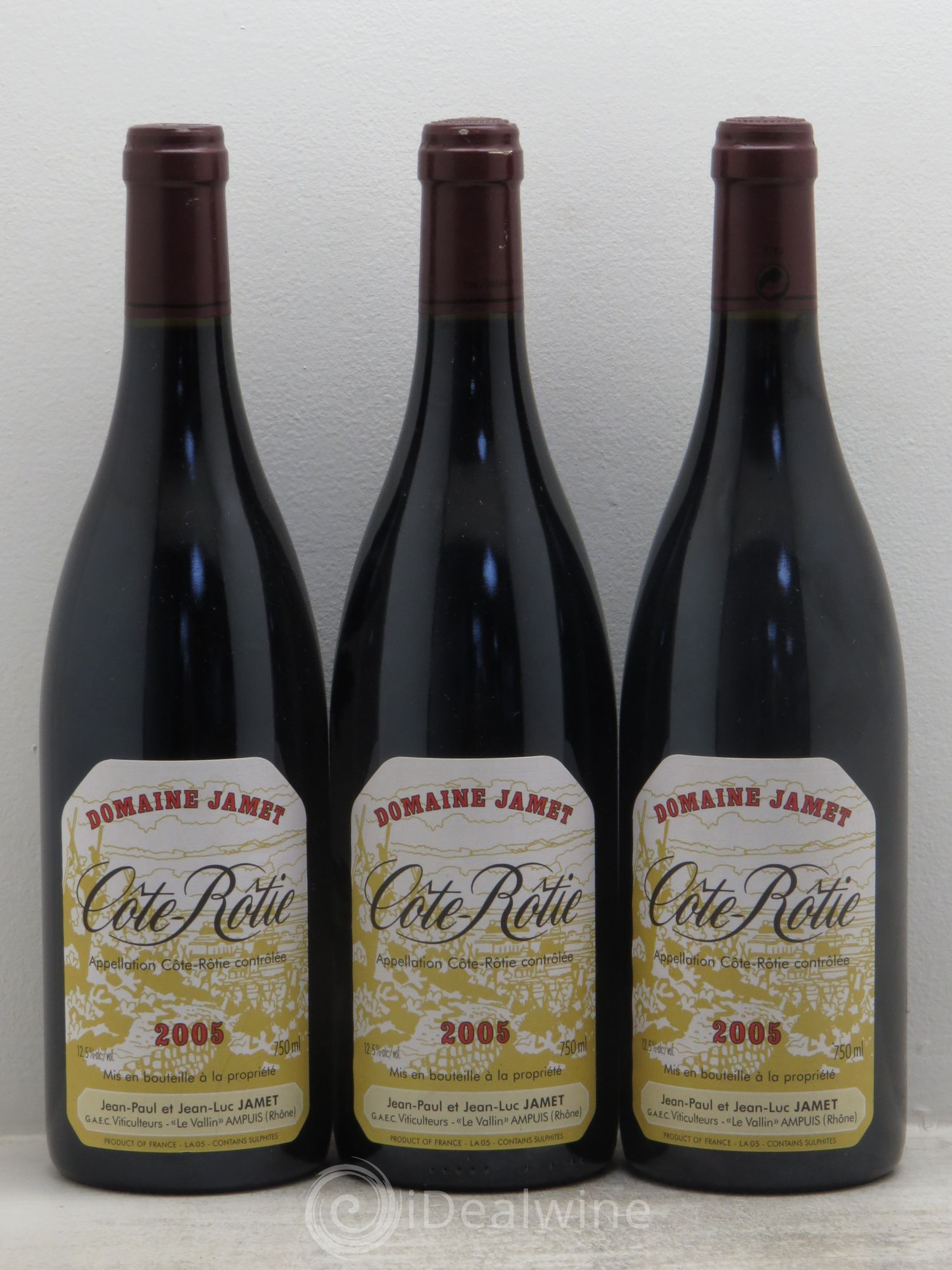 Côte-Rôtie Jamet (Domaine) 2005 - Lot de 3 bouteilles - 0