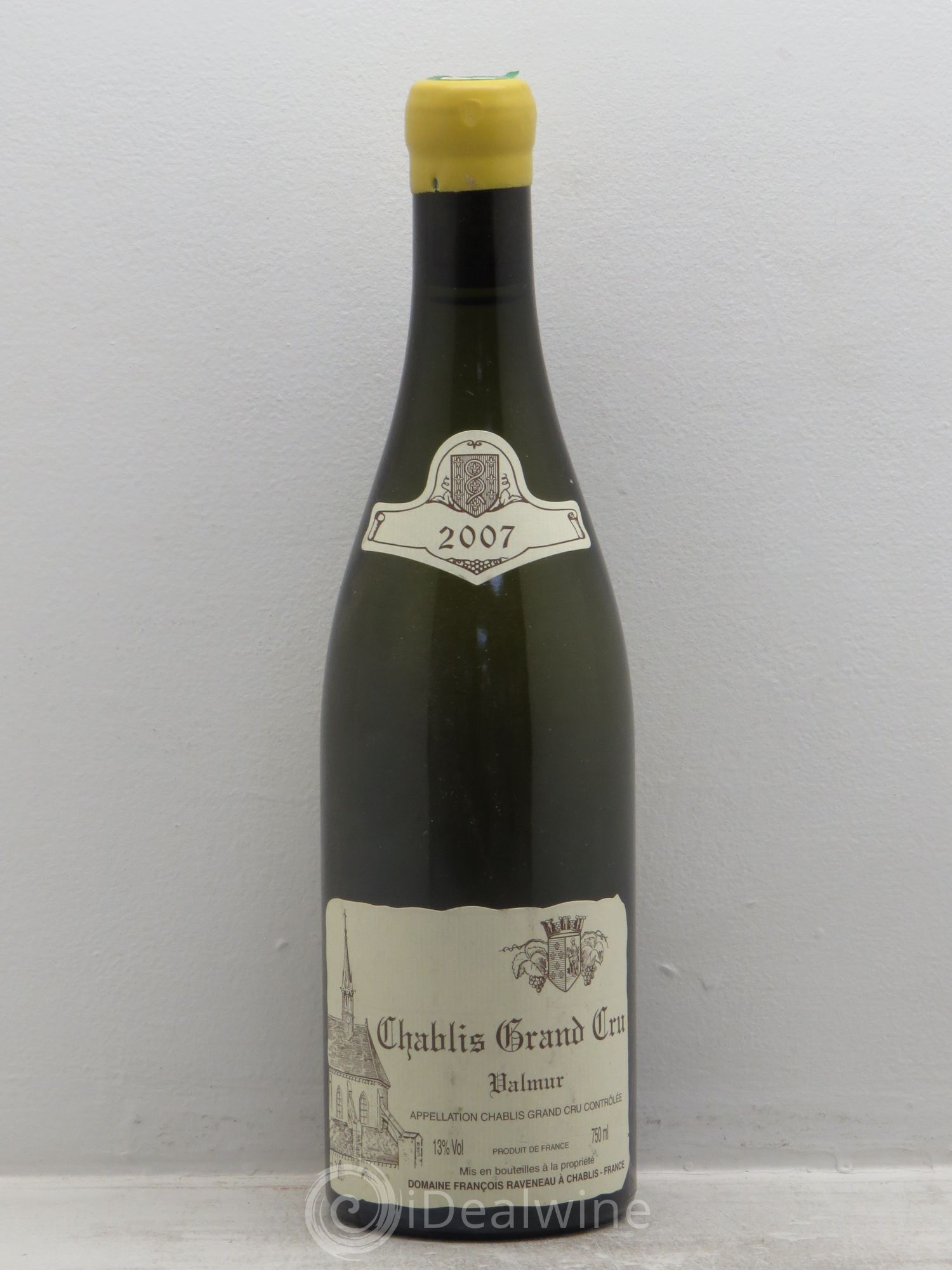 Chablis Grand Cru Valmur Raveneau (Domaine) 2007 - Lot de 1 bouteille - 0