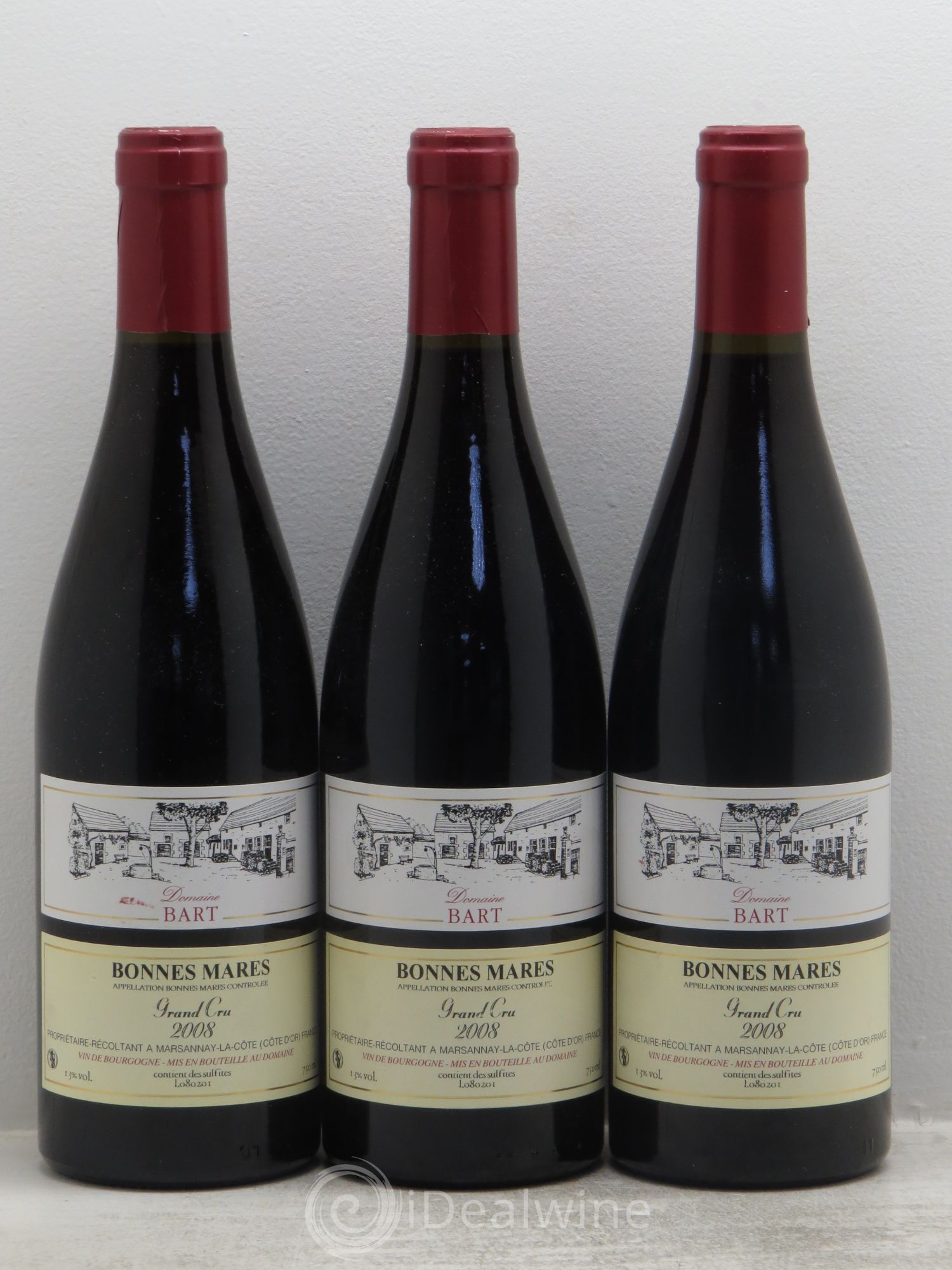 Bonnes-Mares Grand Cru Bart (Domaine) 2008 - Lot de 3 bouteilles - 0