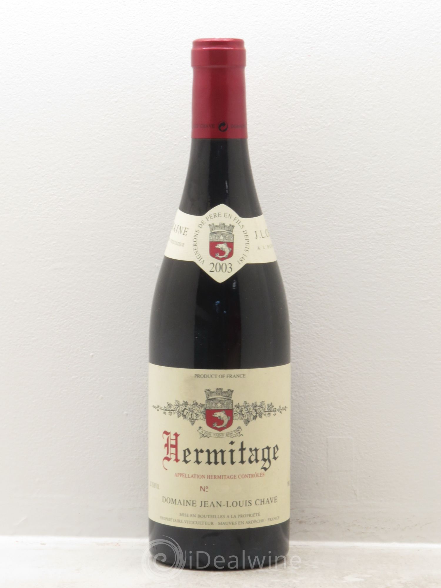 Hermitage Jean-Louis Chave 2003 - Lot de 1 bouteille - 0