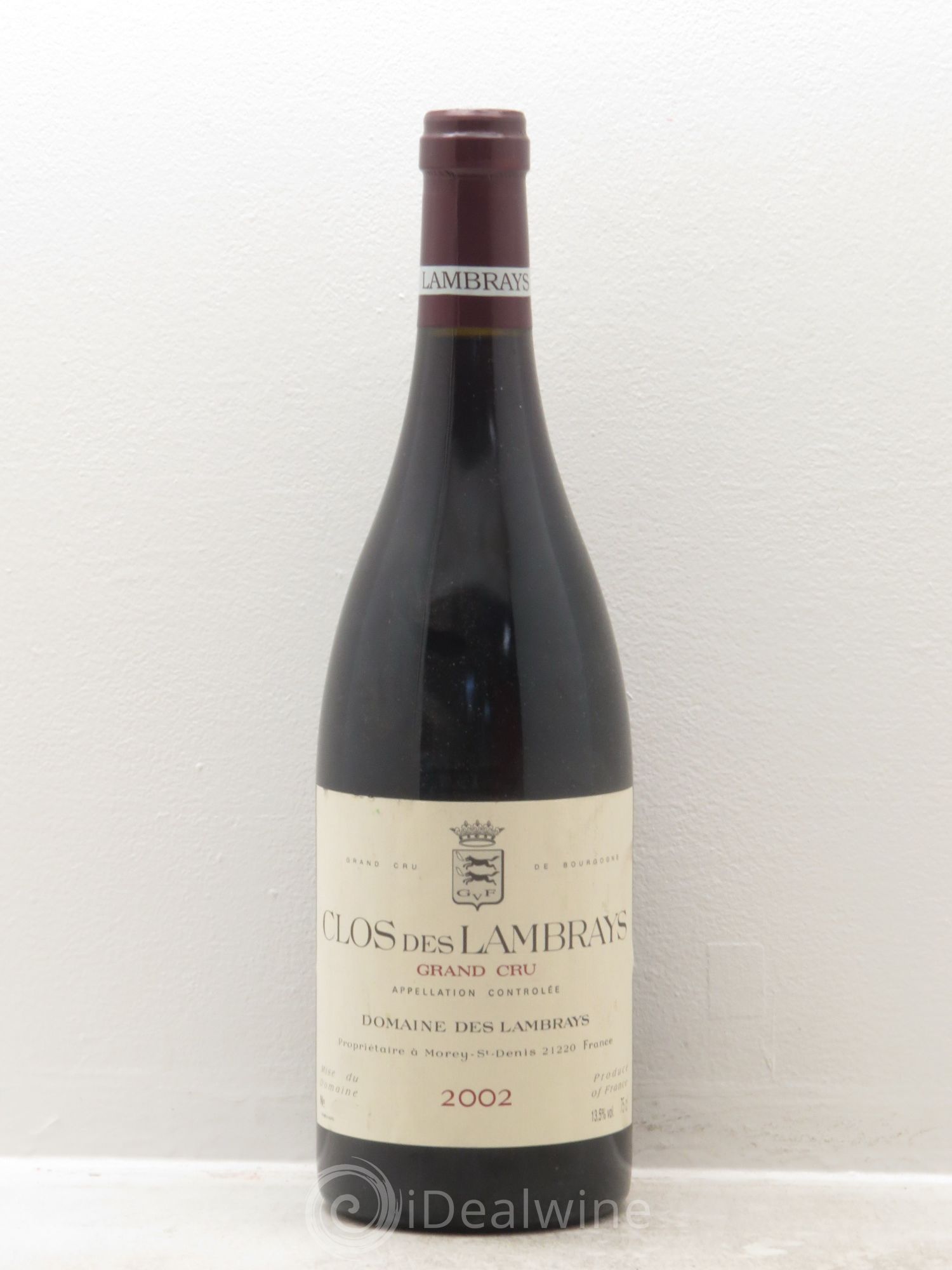 Clos des Lambrays Grand Cru Domaine des Lambrays 2002 - Lot de 1 bouteille - 0