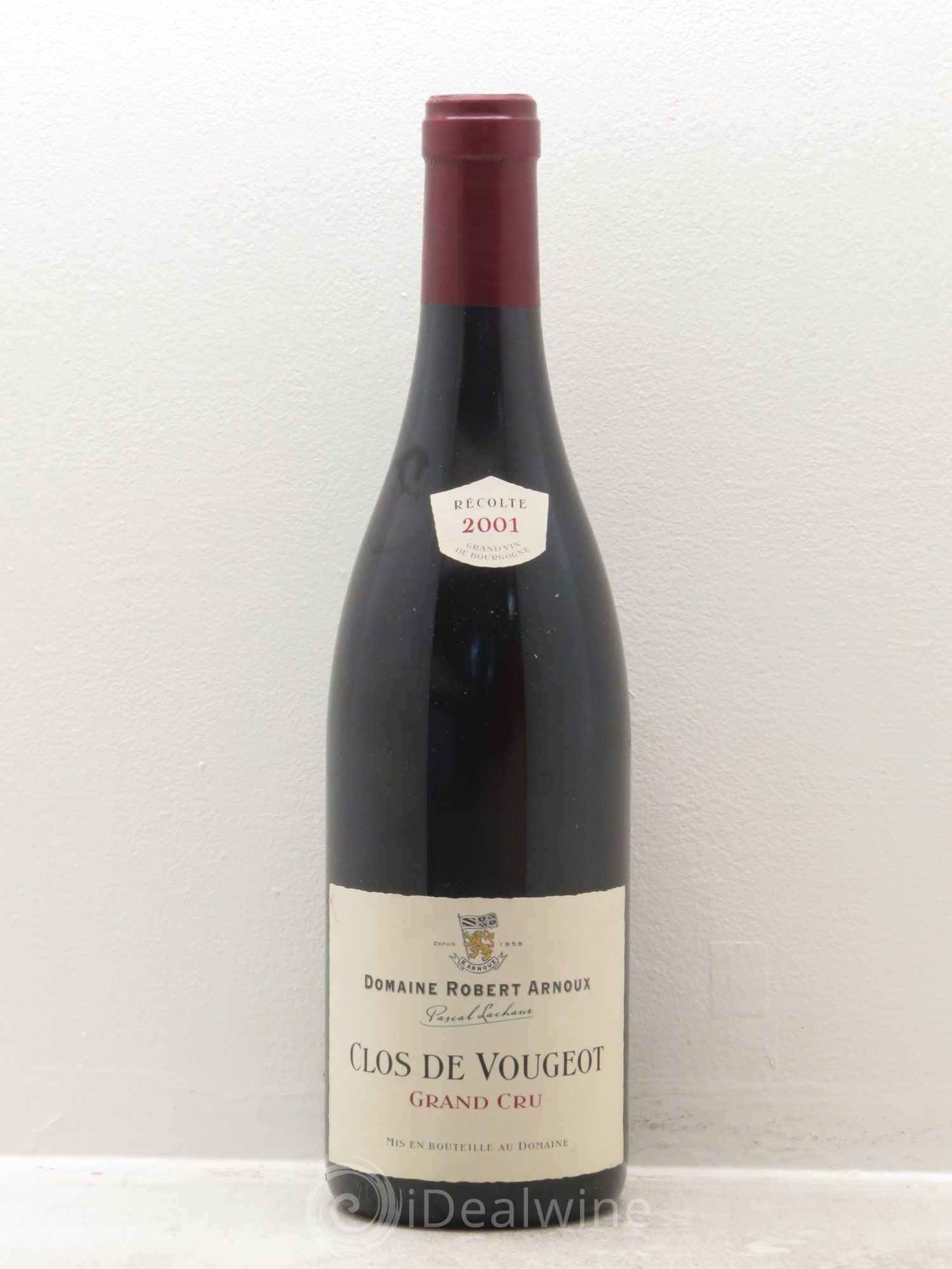 Clos de Vougeot Grand Cru Arnoux-Lachaux (Domaine) 2001 - Lot de 1 bouteille - 0