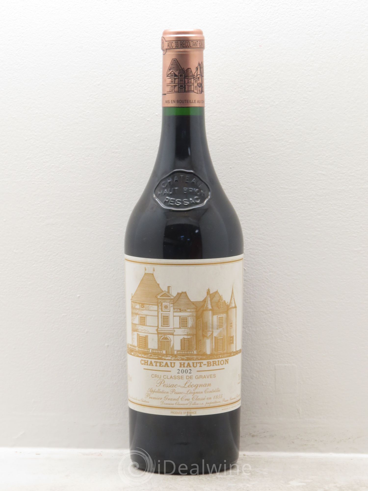 Château Haut Brion 1er Grand Cru Classé 2002 - Lot de 1 bouteille - 0