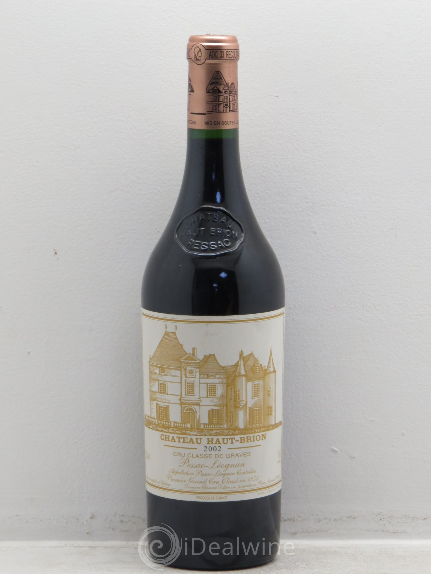 Château Haut Brion 1er Grand Cru Classé 2002 - Lot de 1 bouteille - 0