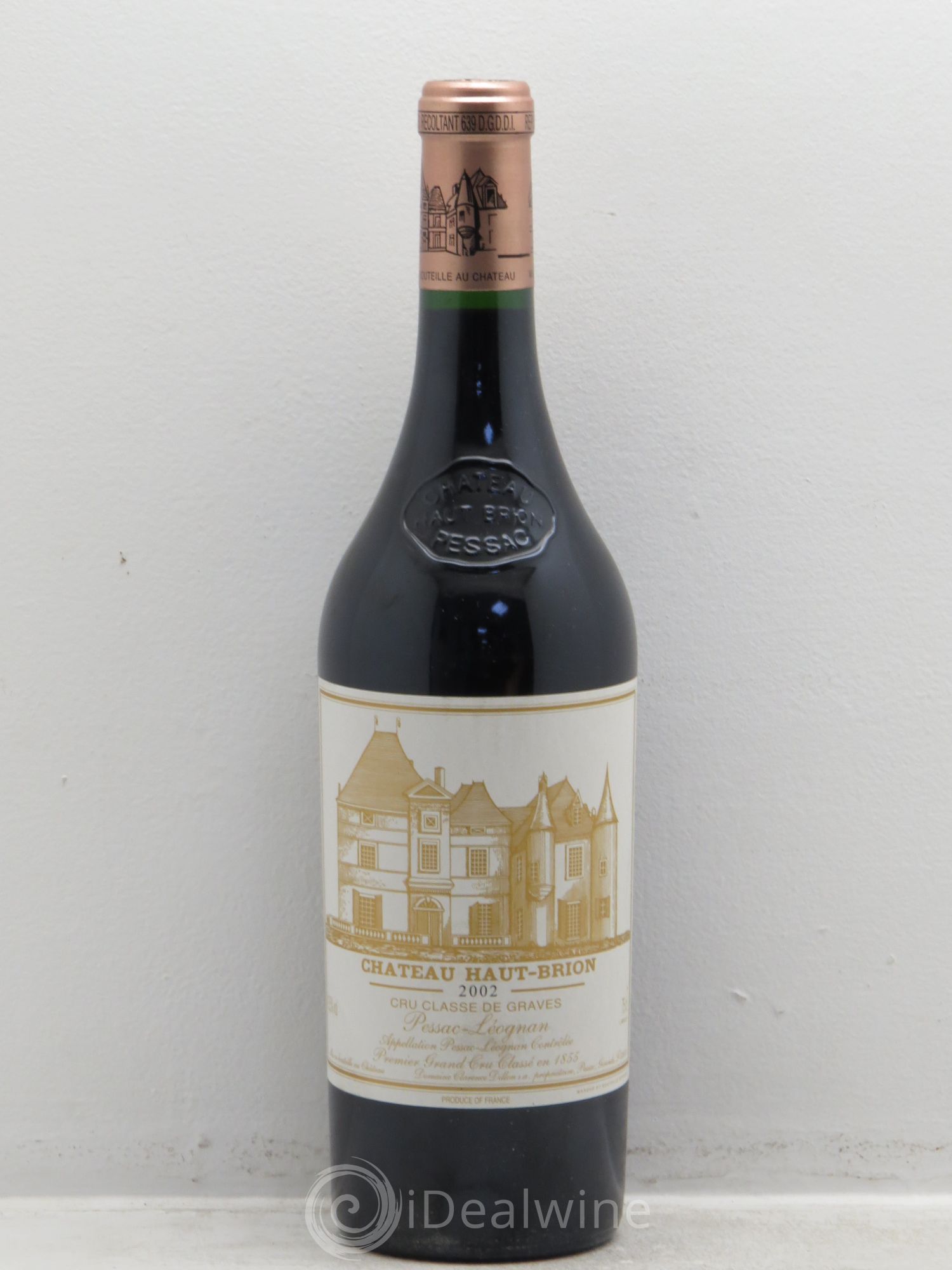 Château Haut Brion 1er Grand Cru Classé 2002 - Lot de 1 bouteille - 0