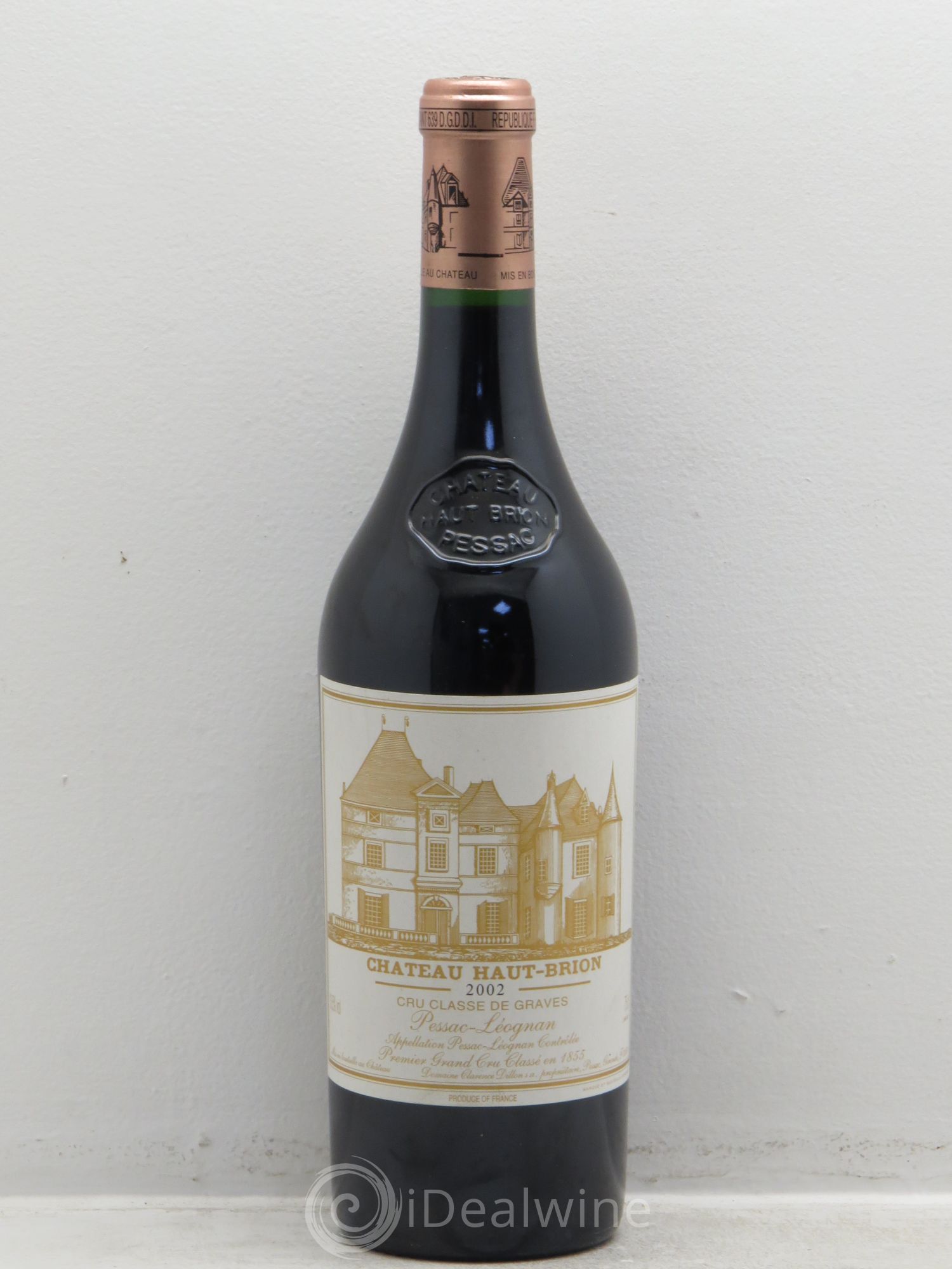 Château Haut Brion 1er Grand Cru Classé 2002 - Lot de 1 bouteille - 0