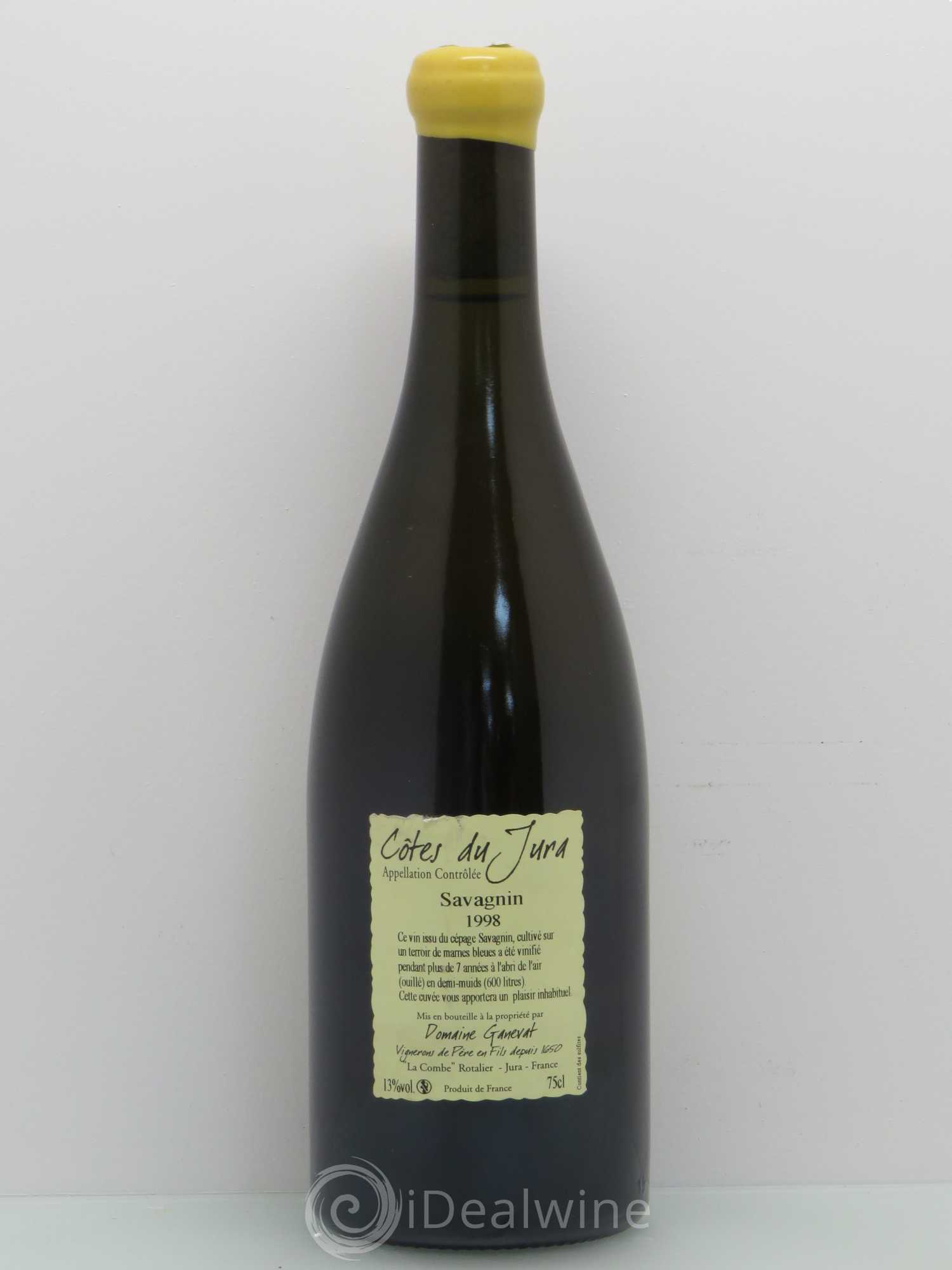 Côtes du Jura Les Vignes de mon Père Jean-François Ganevat (Domaine) 1998 - Lot de 1 bouteille - 1