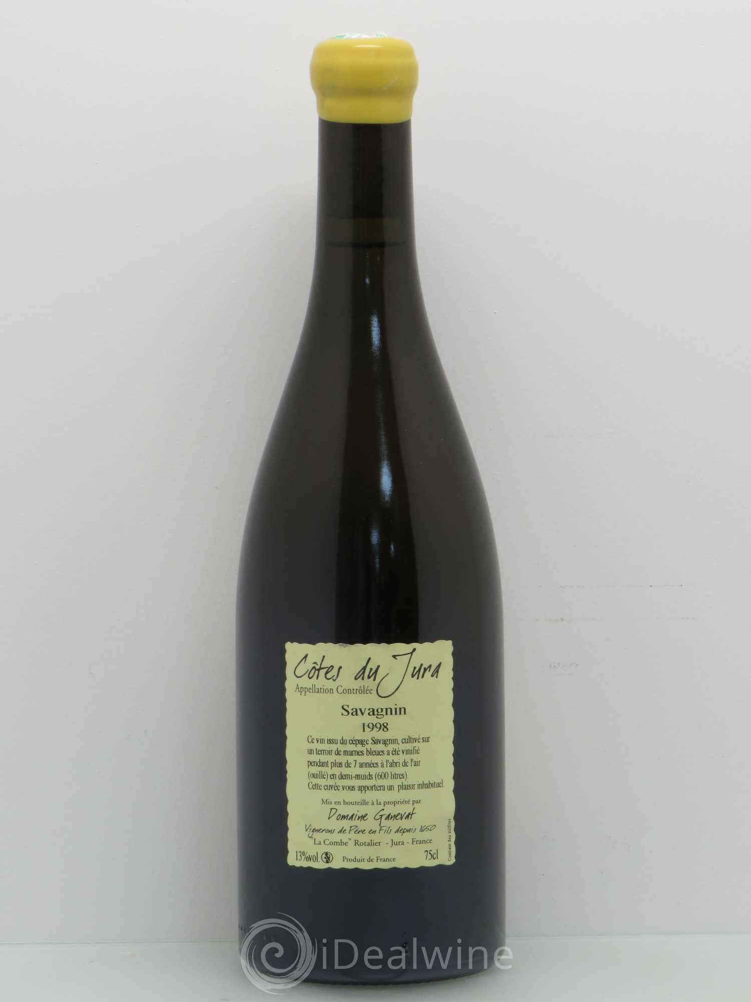 Côtes du Jura Les Vignes de mon Père Jean-François Ganevat (Domaine) 1998 - Lot de 1 bouteille - 1