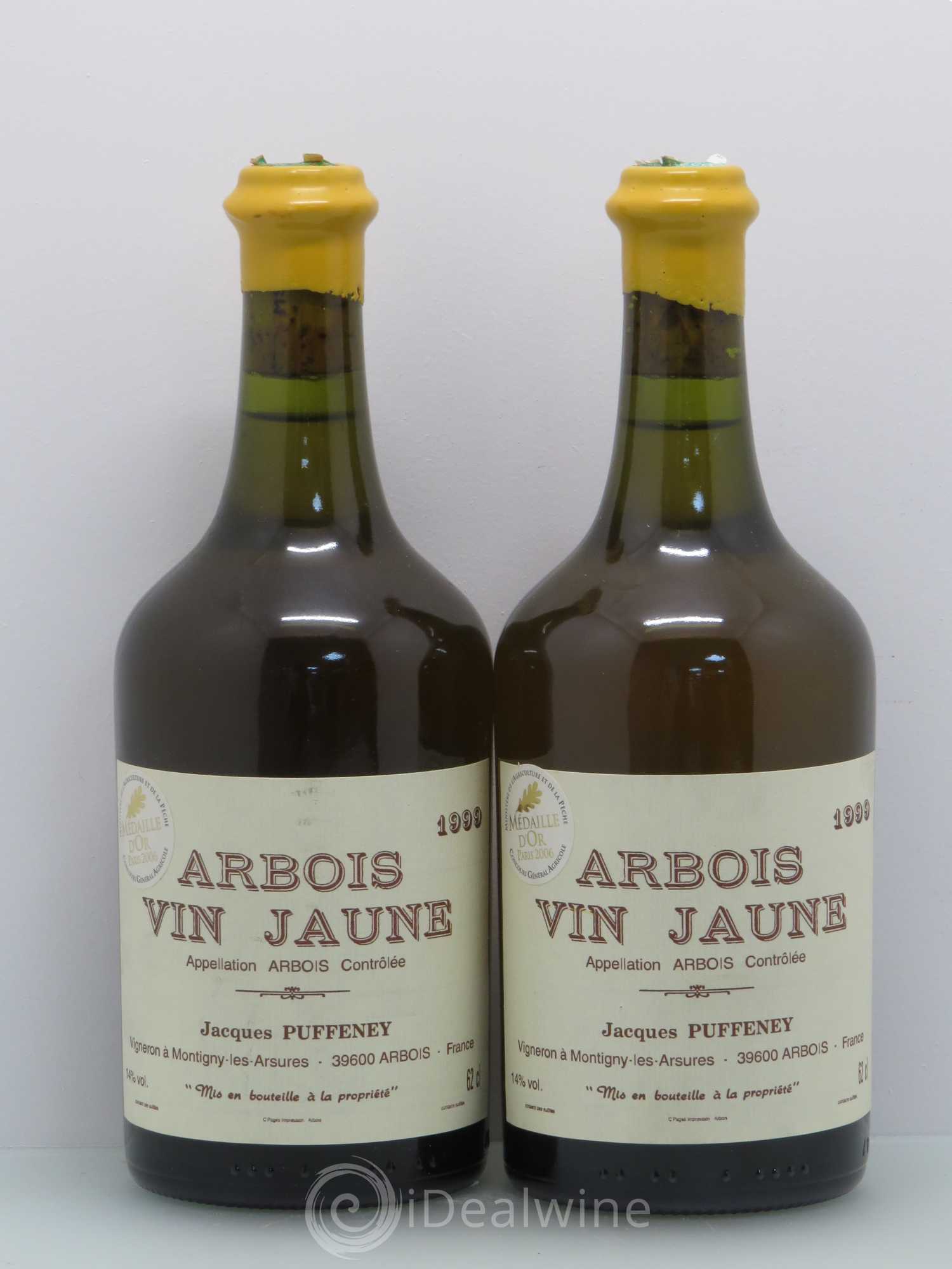Arbois Arbois Vin Jaune Jacques Puffeney 1999 - Posten von 2 Flaschen - 0