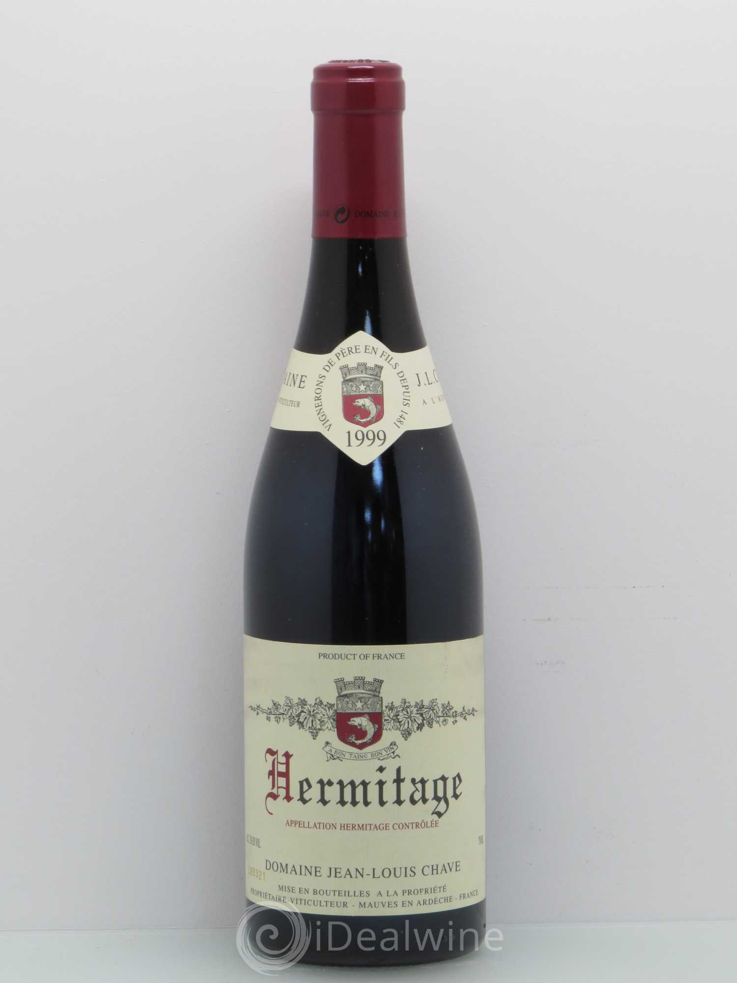Hermitage Jean-Louis Chave 1999 - Lot de 1 bouteille - 0