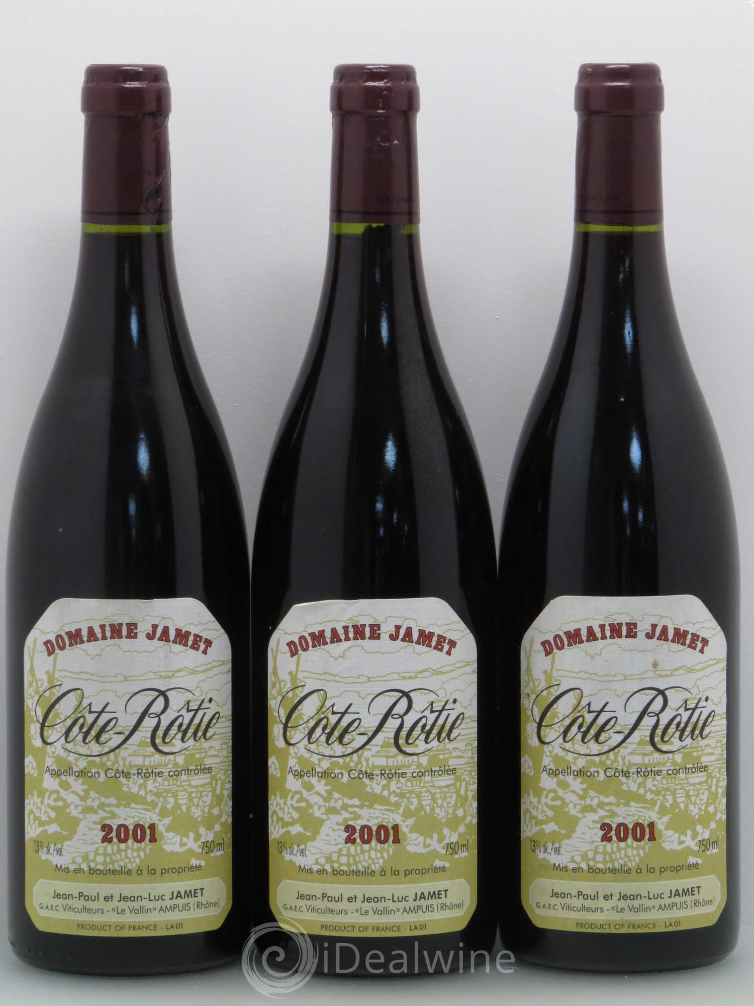 Côte-Rôtie Jamet (Domaine) 2001 - Lot de 3 bouteilles - 0