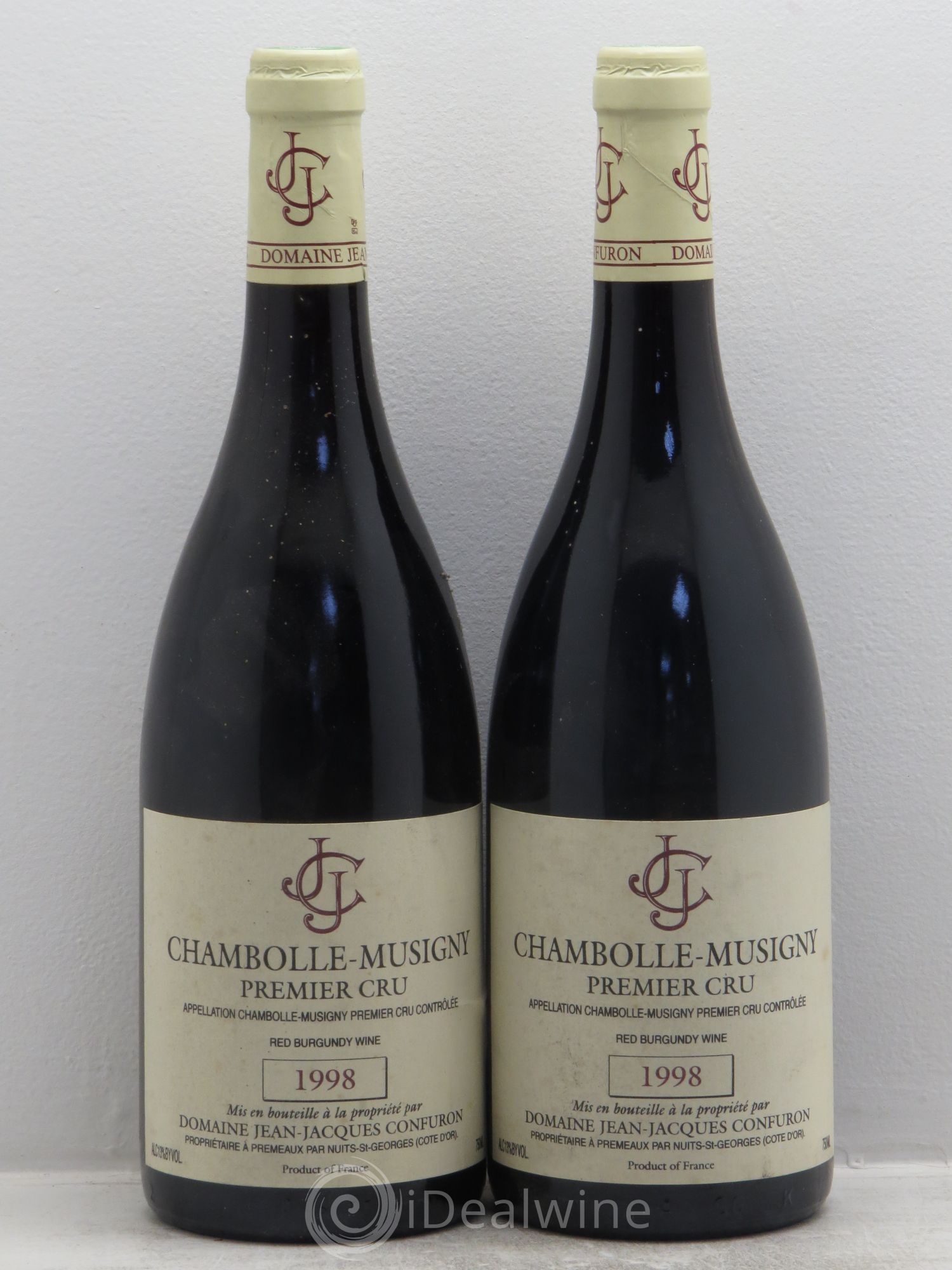 Chambolle-Musigny 1er Cru 1998 - Lot de 2 bouteilles - 0