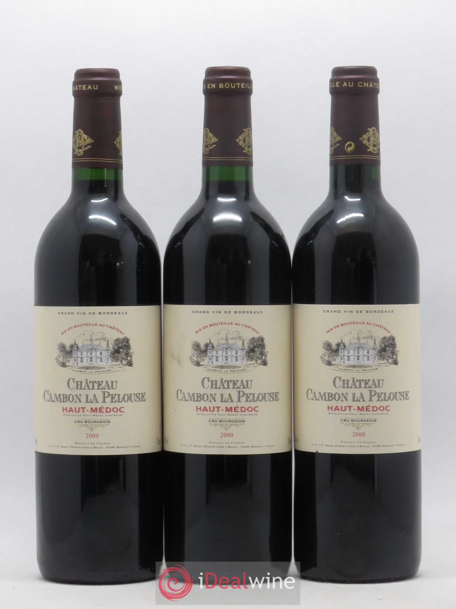 Château Cambon la Pelouse Cru Bourgeois 2000 - Lot de 6 bouteilles - 2
