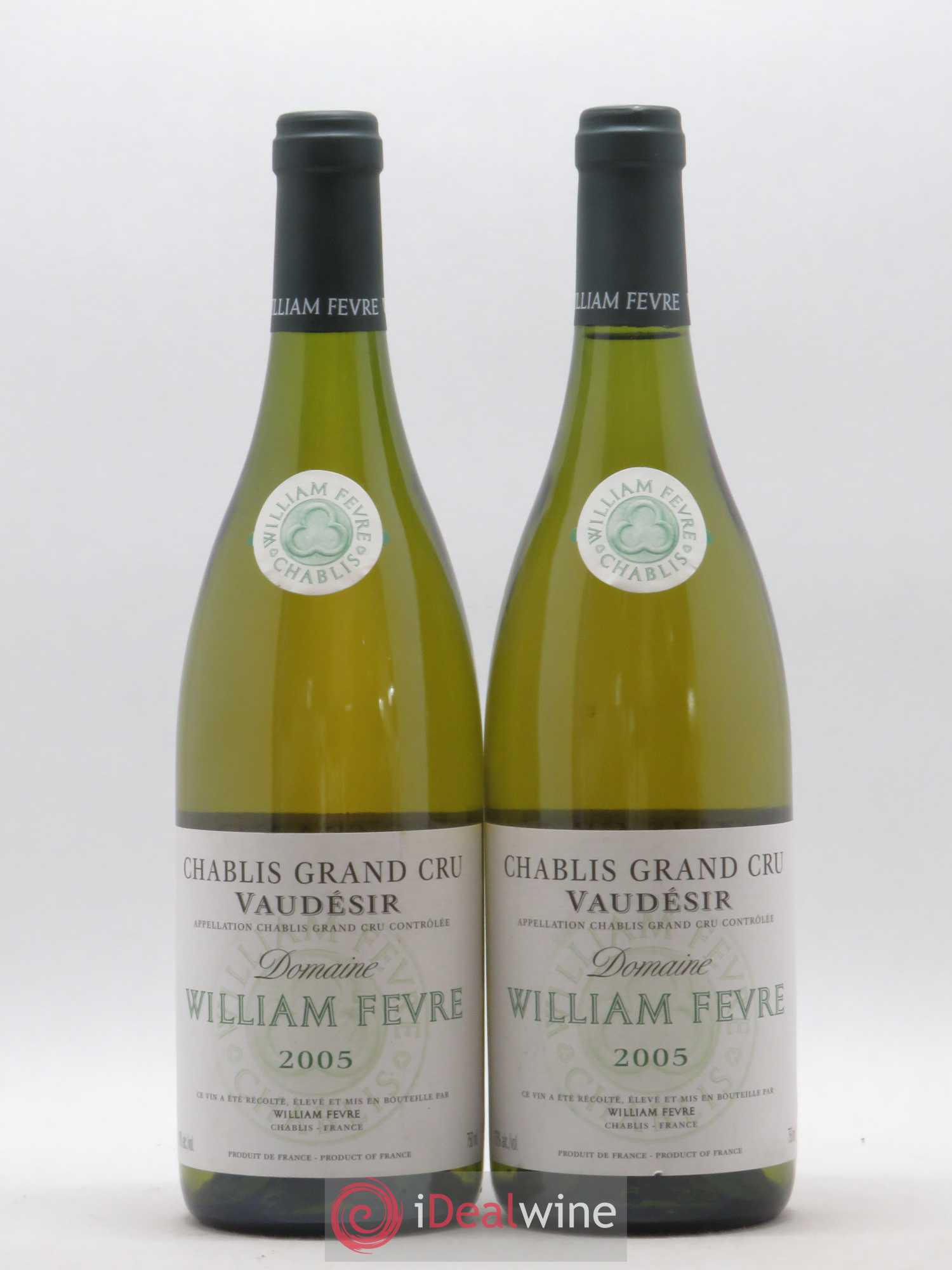 Chablis Grand Cru Vaudésir William Fèvre 2005 - Lot de 2 bouteilles - 0