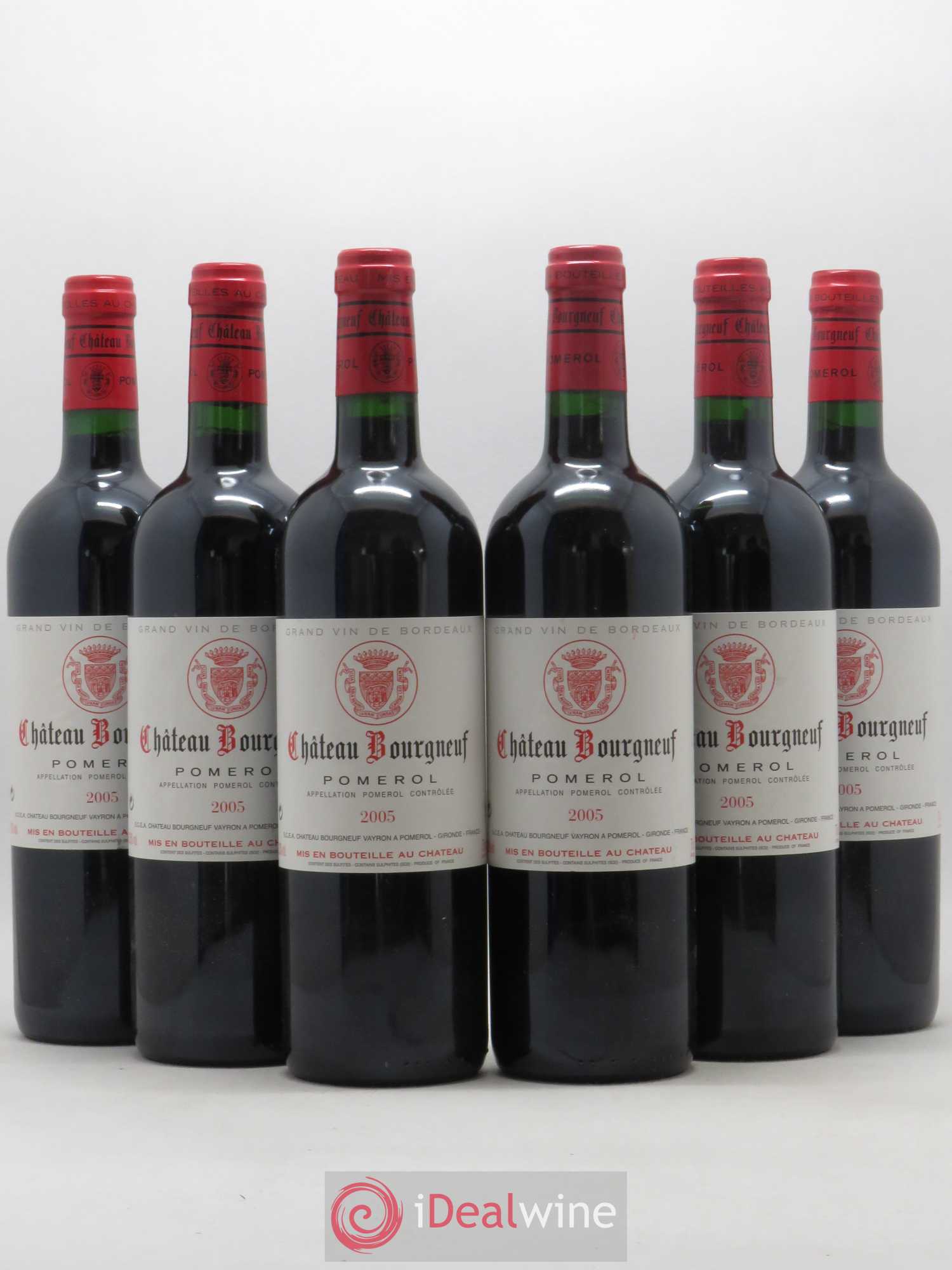 Château Bourgneuf 2005 - Lot de 6 bouteilles - 0