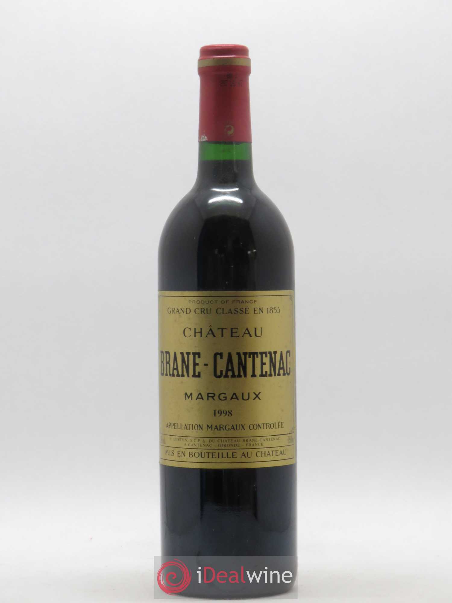 Château Brane Cantenac 2ème Grand Cru Classé 1998 - Lot de 1 bouteille - 0
