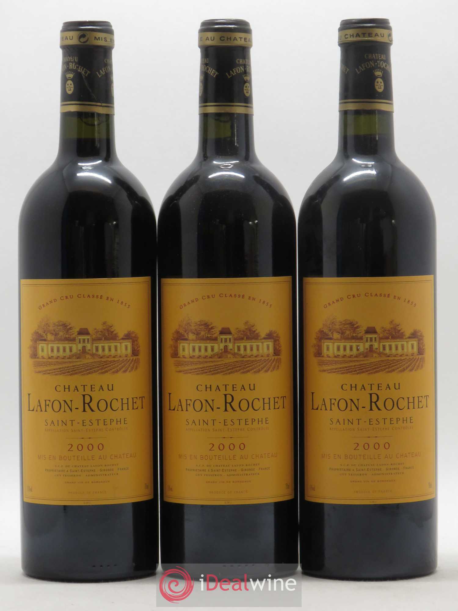 Château Lafon Rochet 4ème Grand Cru Classé 2000 - Lot de 12 bouteilles - 2