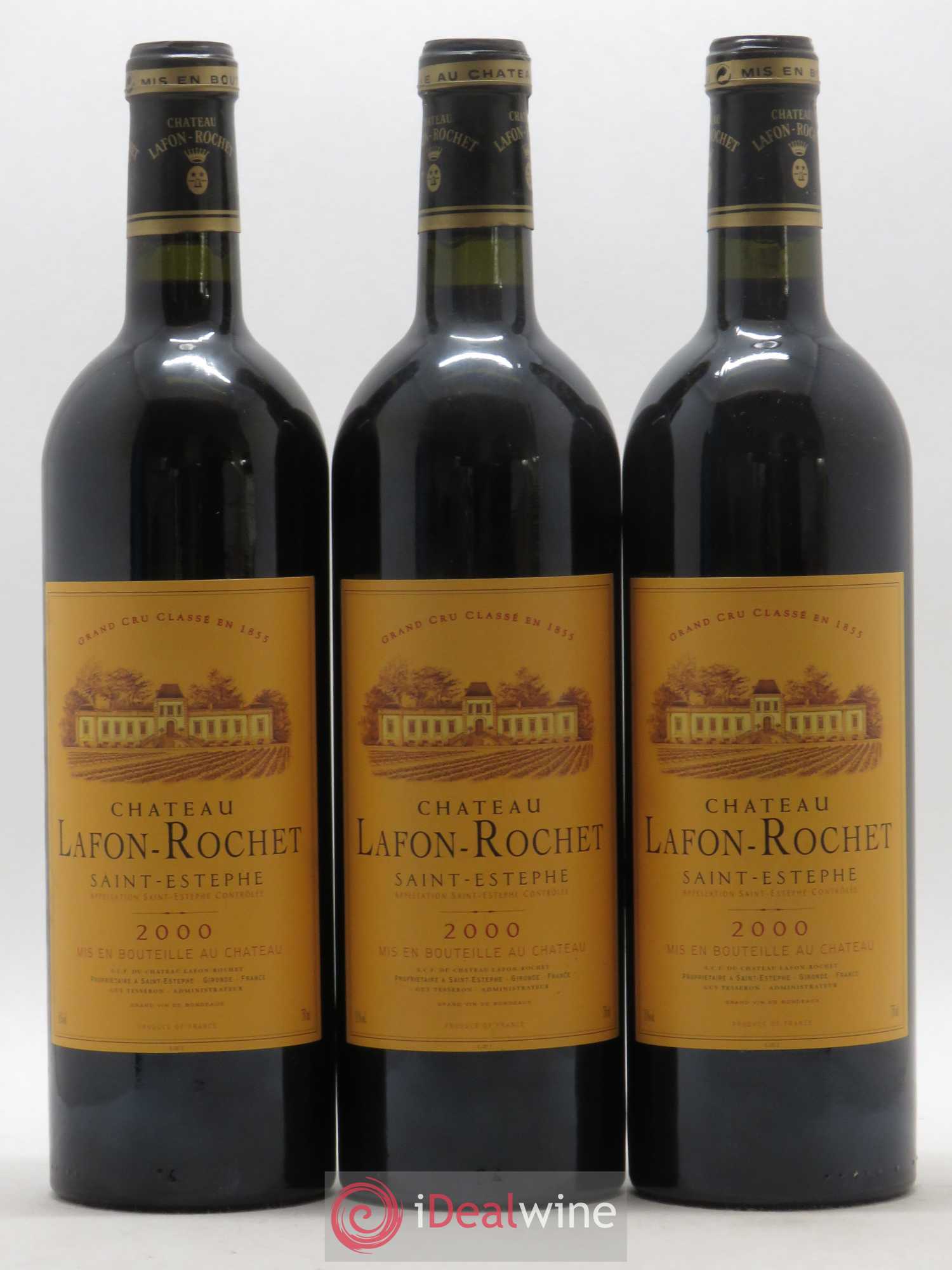 Château Lafon Rochet 4ème Grand Cru Classé 2000 - Lot de 12 bouteilles - 3