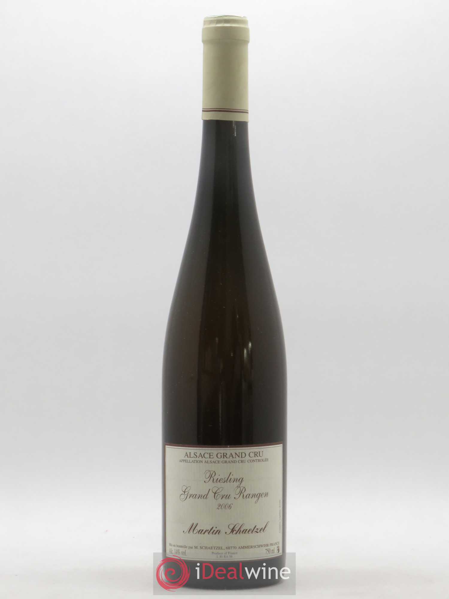 Riesling Grand Cru Rangen Domaine Martin Schaetzel 2006 - Lot de 1 bouteille - 0