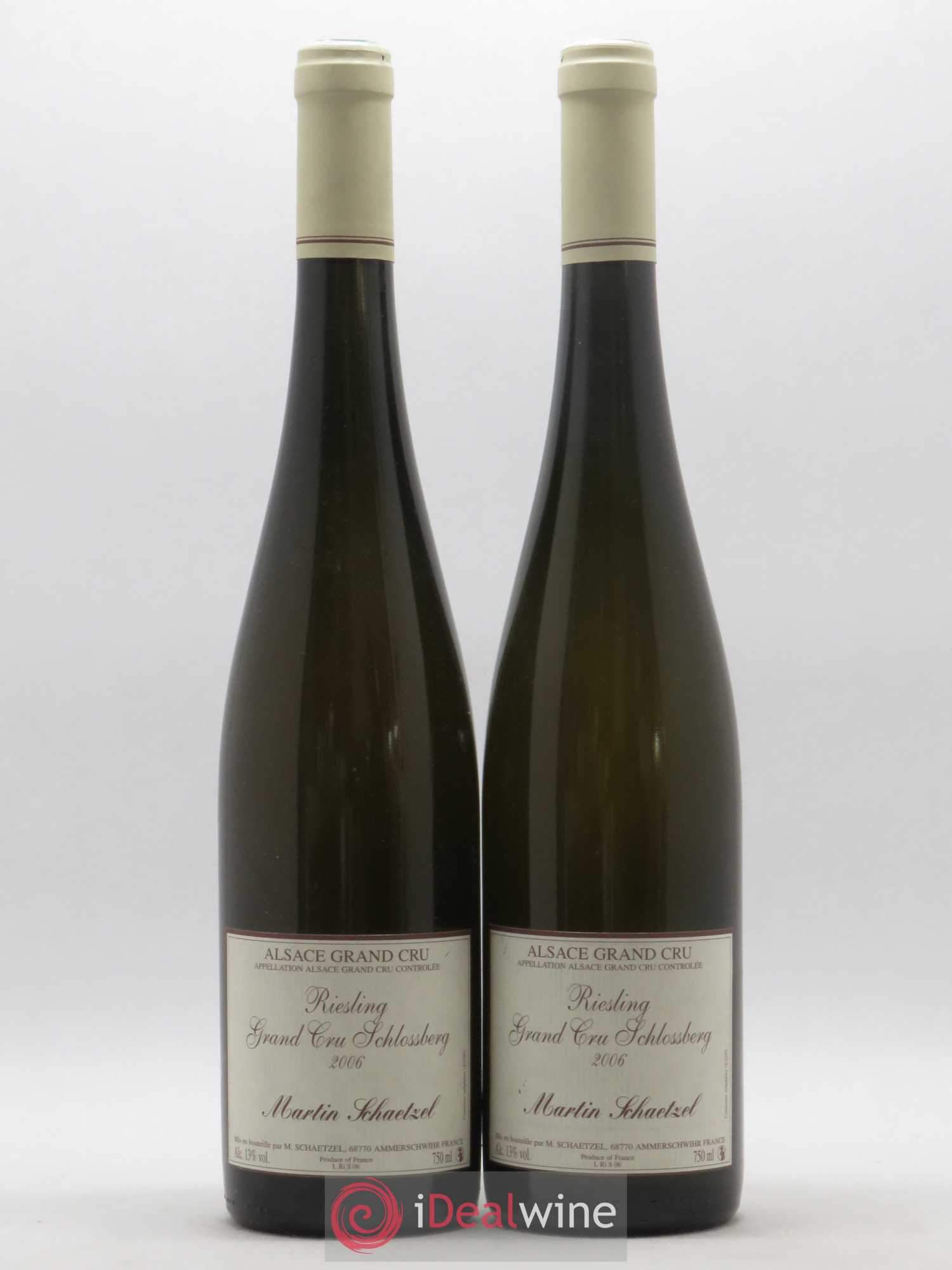 Riesling Grand Cru Schlossberg Domaine Martin Schaetzel 2006 - Posten von 2 Flaschen - 0