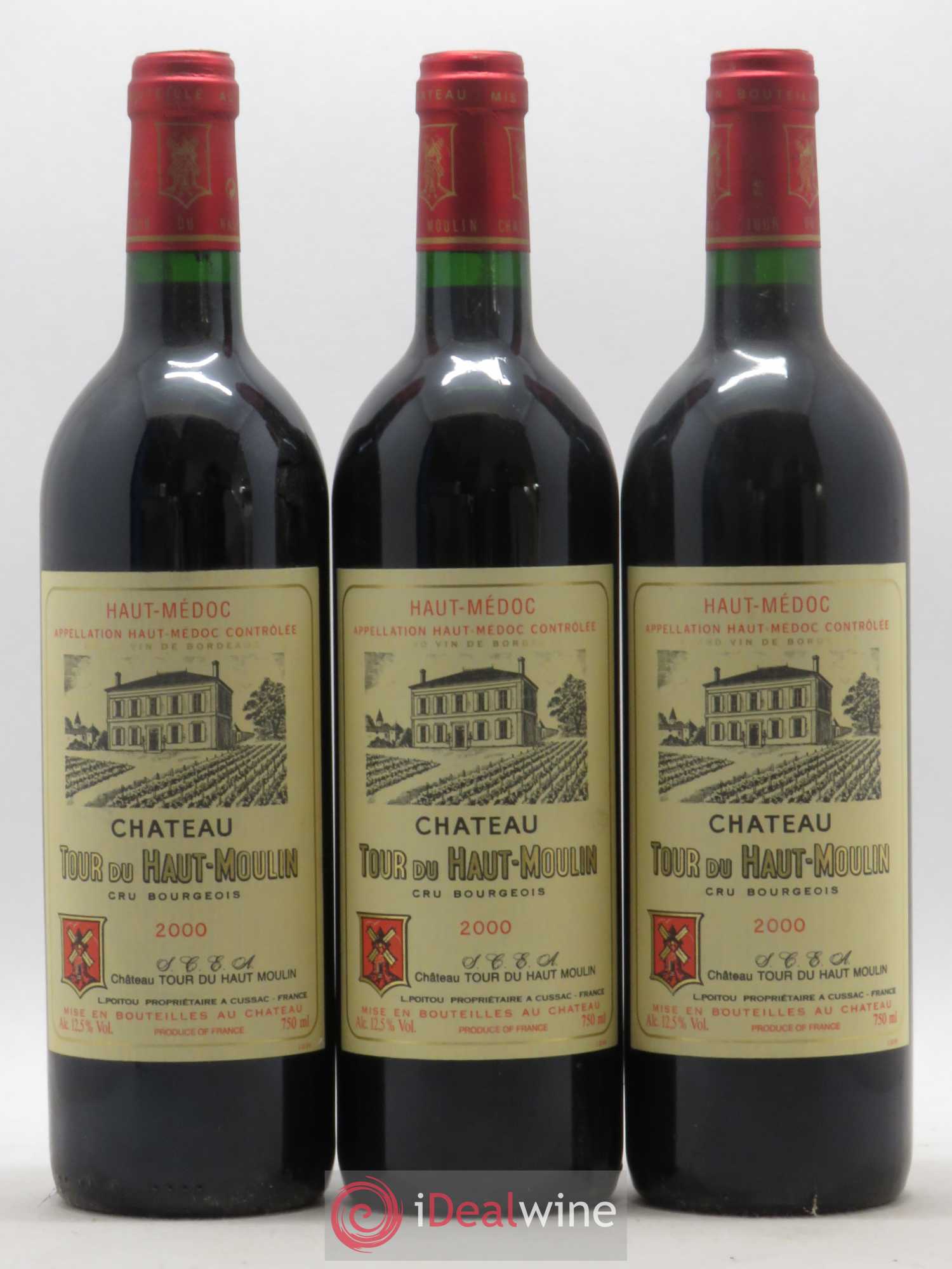Château Tour du Haut Moulin Cru Bourgeois 2000 - Lot de 6 bouteilles - 2