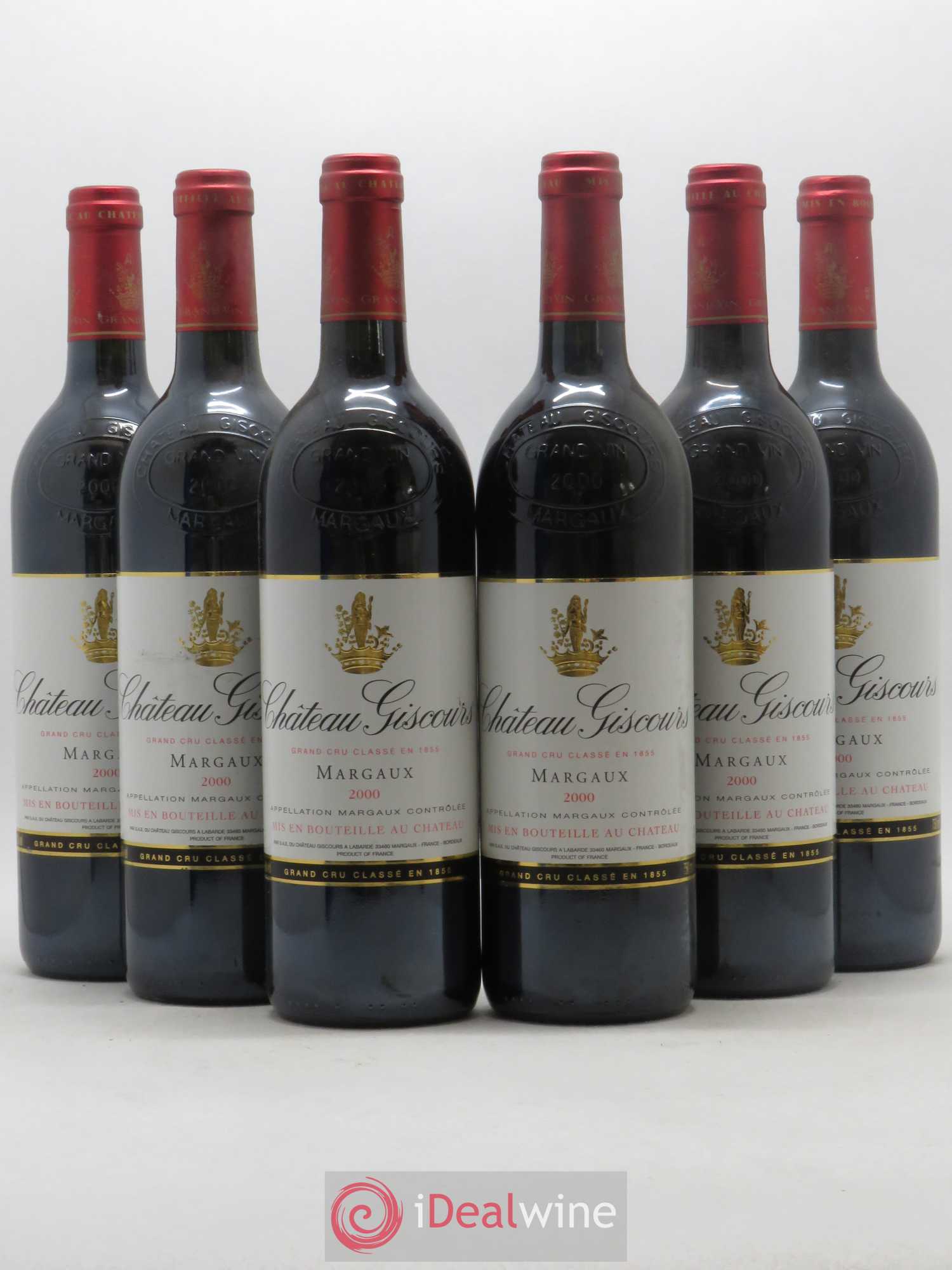Château Giscours 3ème Grand Cru Classé 2000 - Lot de 6 bouteilles - 0