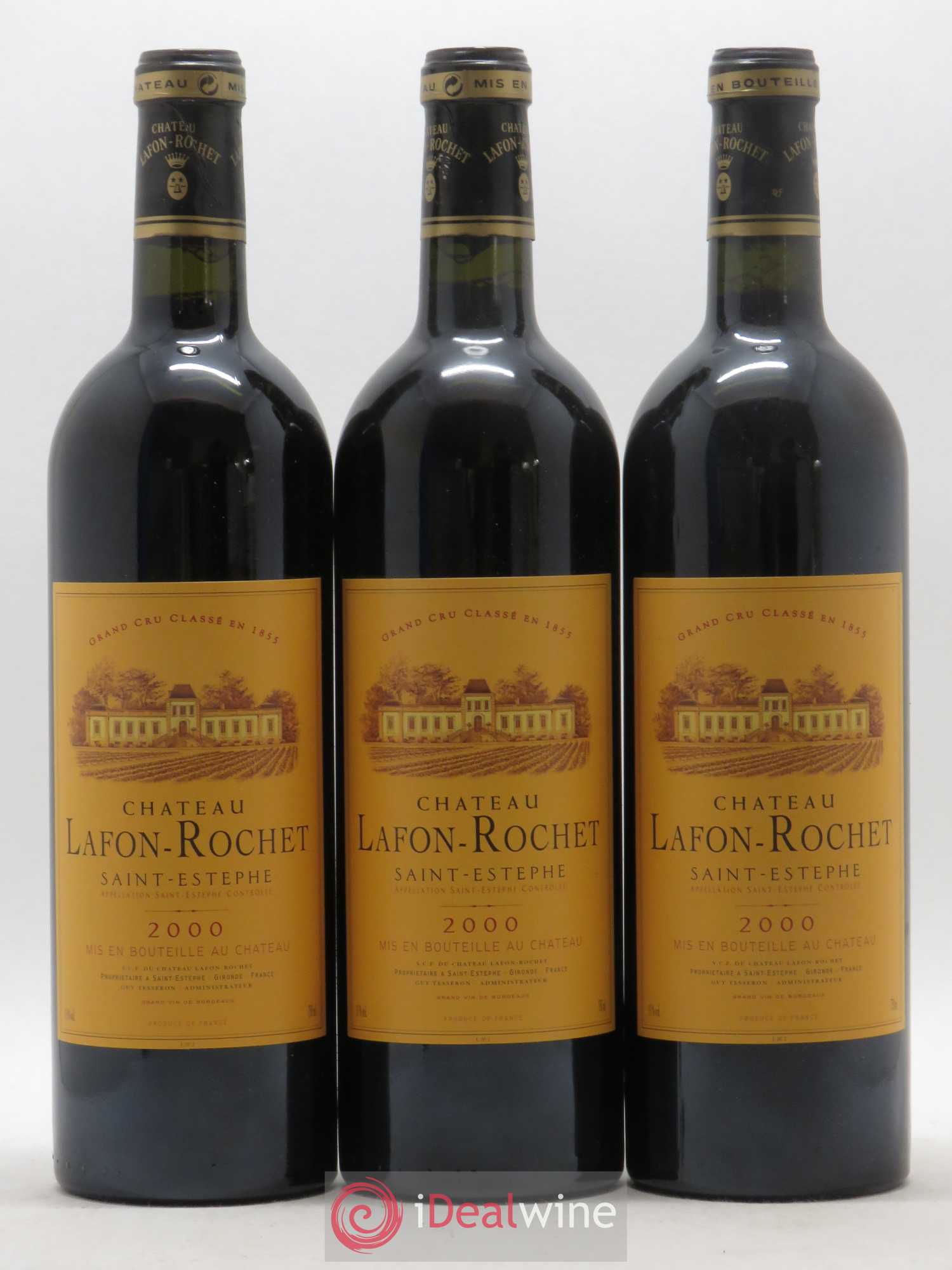Château Lafon Rochet 4ème Grand Cru Classé 2000 - Lot de 6 bouteilles - 2