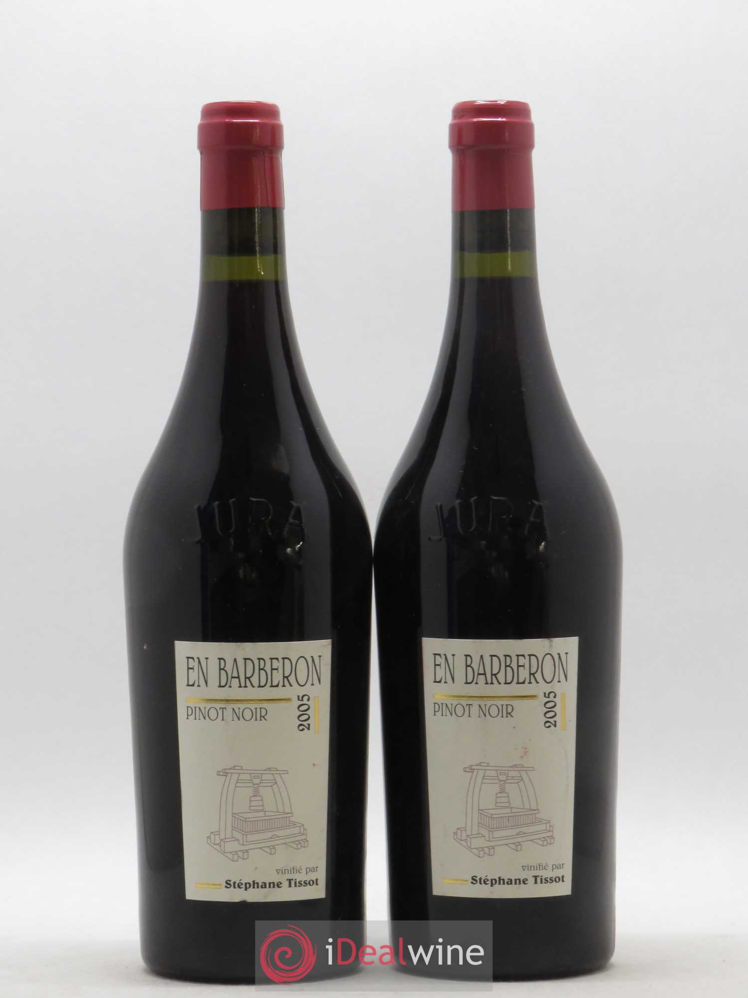 Côtes du Jura En Barberon Bénédicte et Stéphane Tissot 2005 - Lot de 2 bouteilles - 0