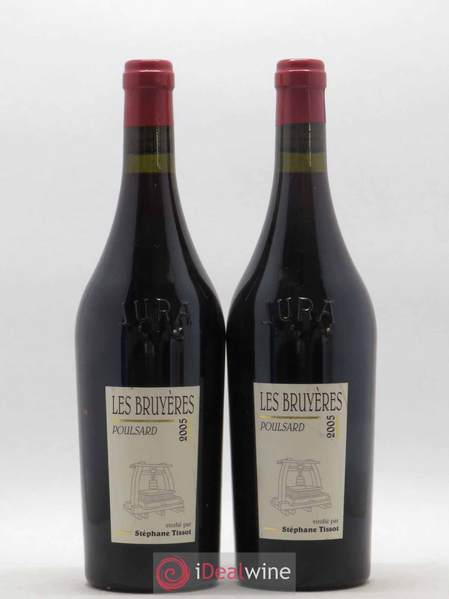 Arbois Poulsard Les Bruyeres Tissot 2005 - Posten von 2 Flaschen - 0