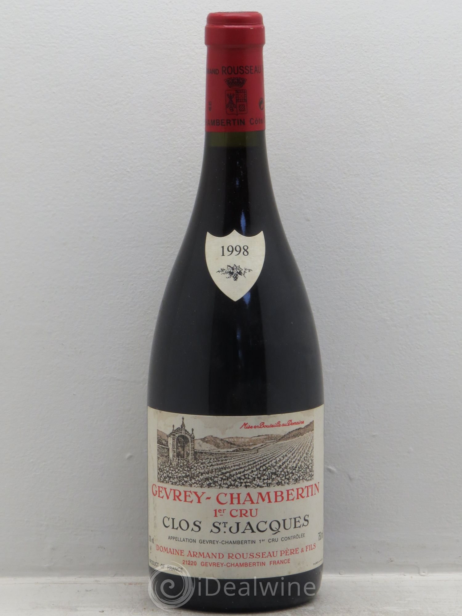 Gevrey-Chambertin 1er Cru Clos Saint-Jacques Armand Rousseau (Domaine) 1998 - Lot de 1 bouteille - 0