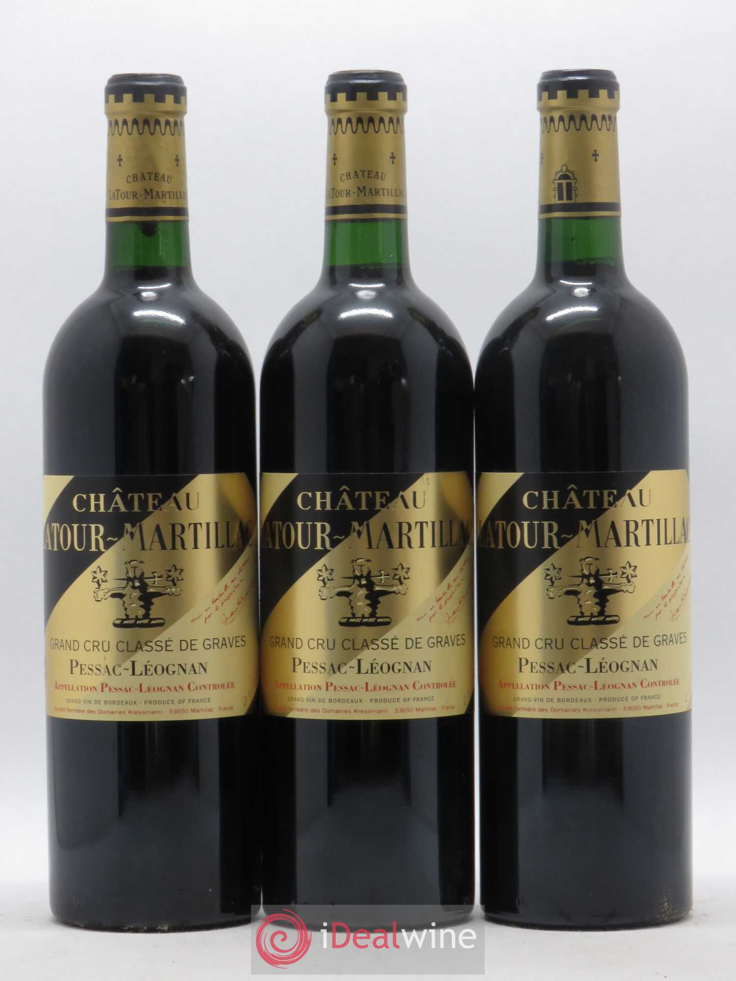 Château Latour-Martillac Cru Classé de Graves 2000 - Lot de 6 bouteilles - 1