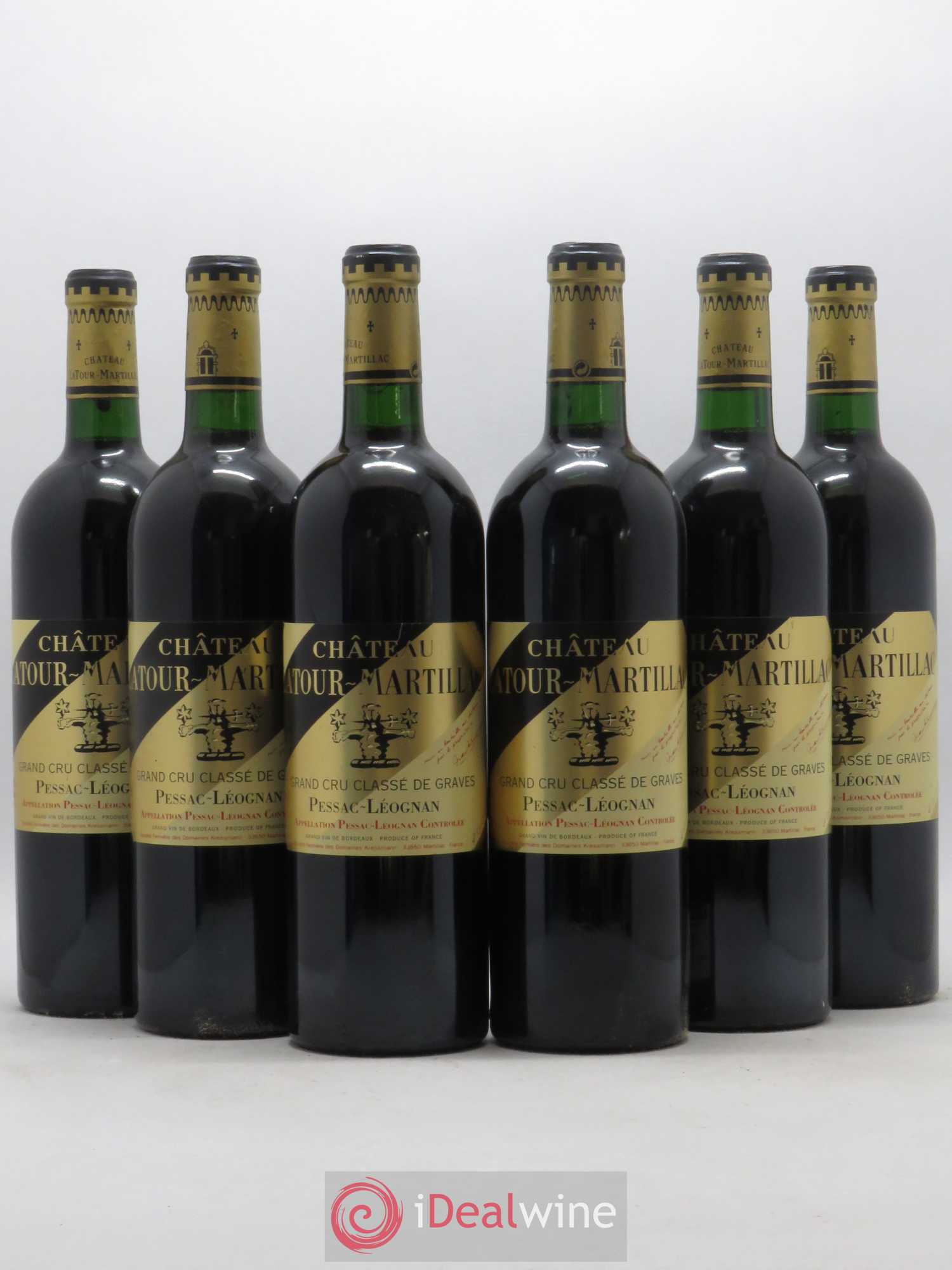 Château Latour-Martillac Cru Classé de Graves 2000 - Lot de 6 bouteilles - 0