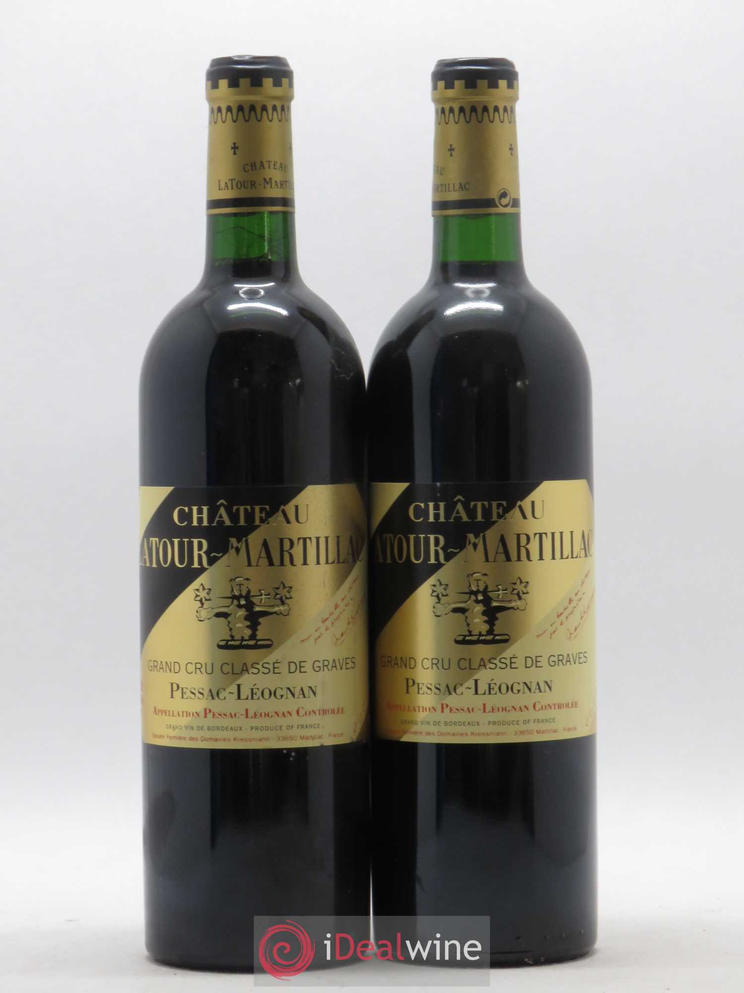 Château Latour-Martillac Cru Classé de Graves 2000 - Lot de 2 bouteilles - 0
