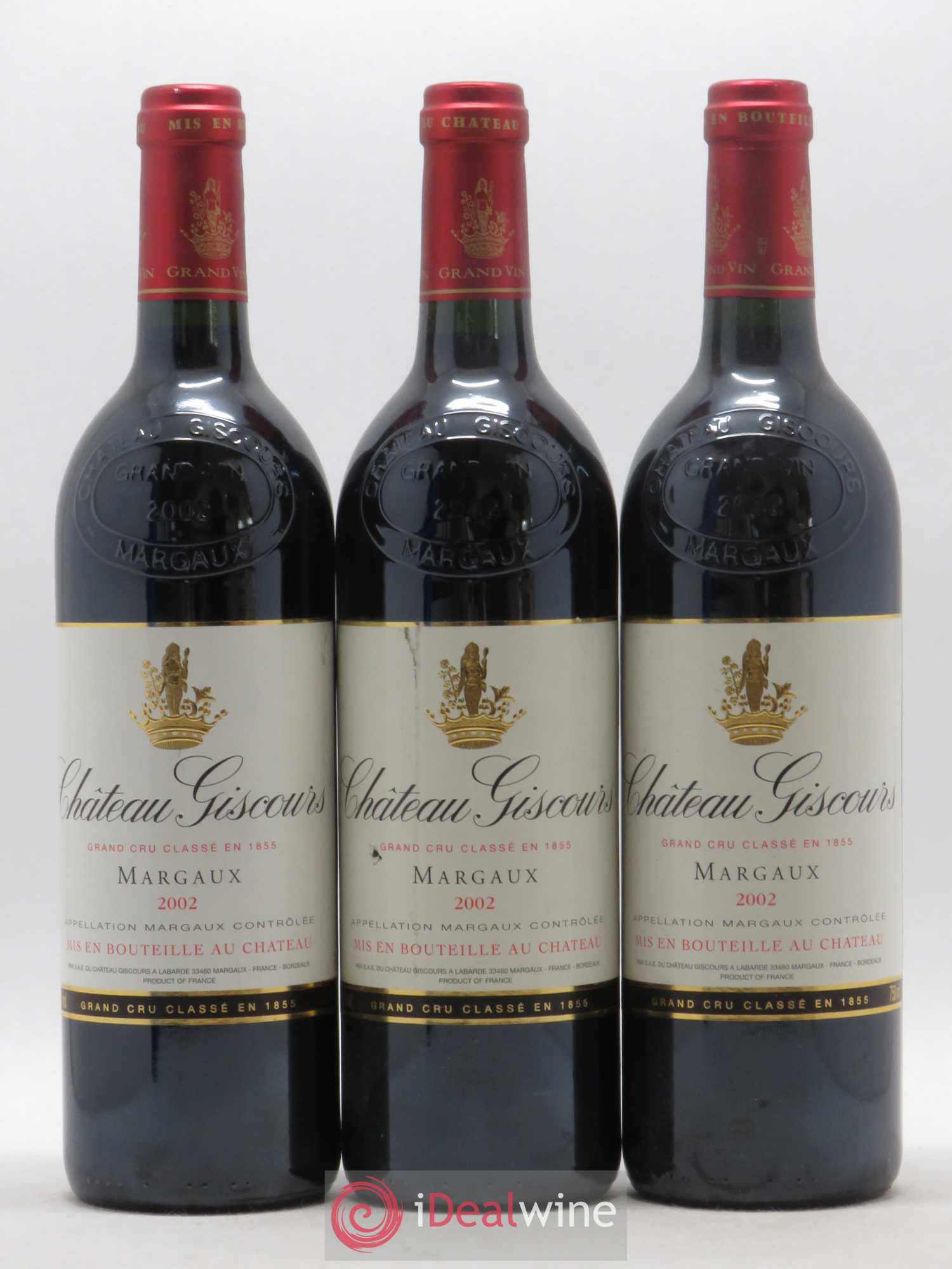 Château Giscours 3ème Grand Cru Classé 2002 - Lot de 6 bouteilles - 1