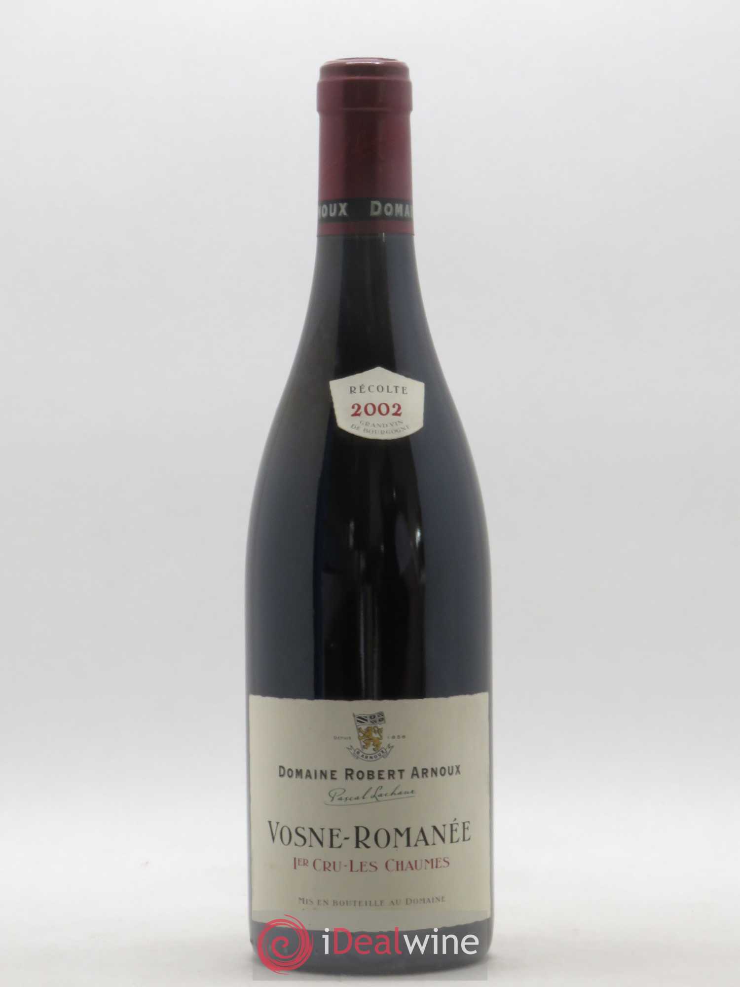 Vosne-Romanée 1er Cru Les Chaumes Arnoux-Lachaux (Domaine) 2002 - Lot de 1 bouteille - 0