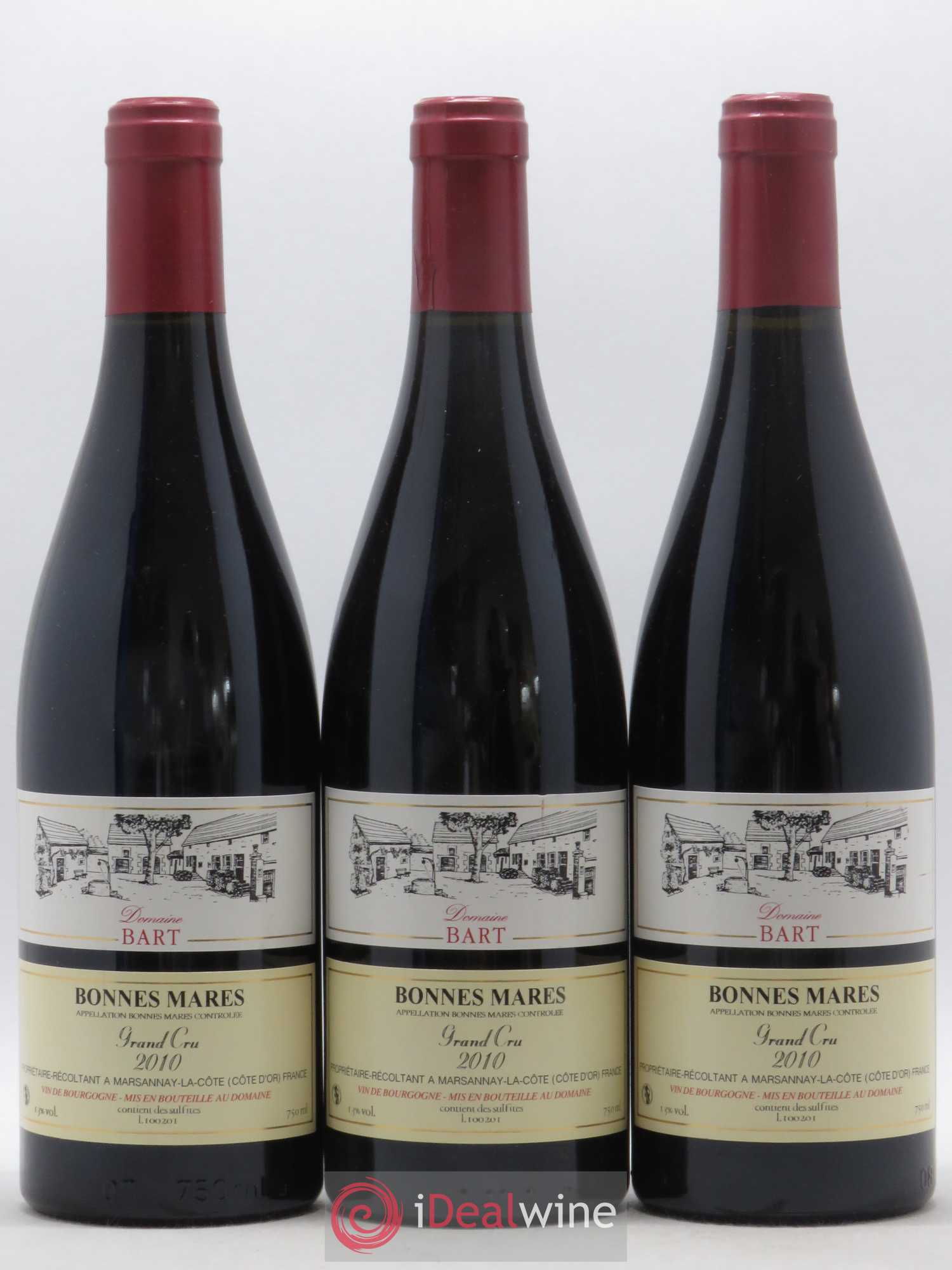 Bonnes-Mares Grand Cru Bart (Domaine) 2010 - Lot de 3 bouteilles - 0
