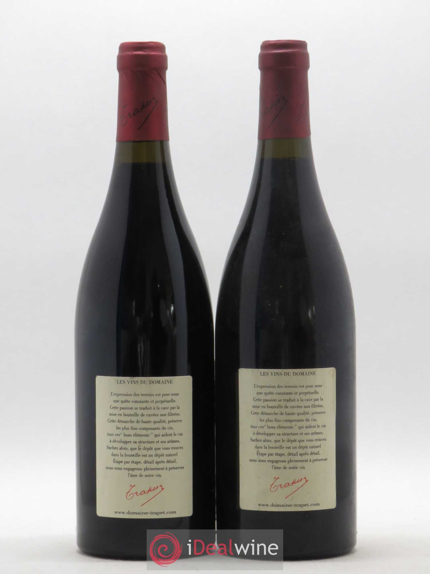Chambertin Grand Cru Domaine Trapet 2000 - Lot de 2 bouteilles - 1