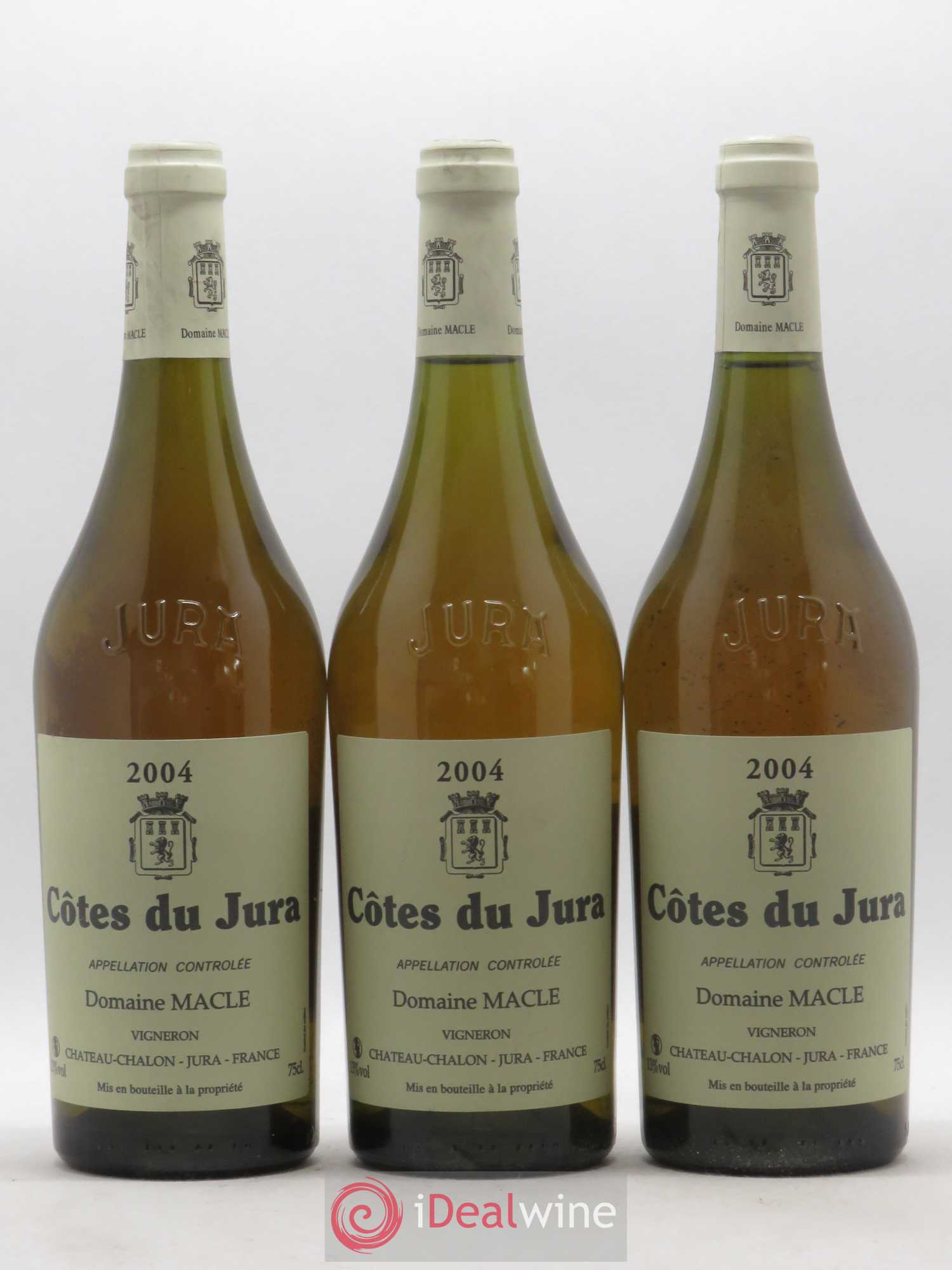 Côtes du Jura Jean Macle 2004 - Lot de 3 bouteilles - 0