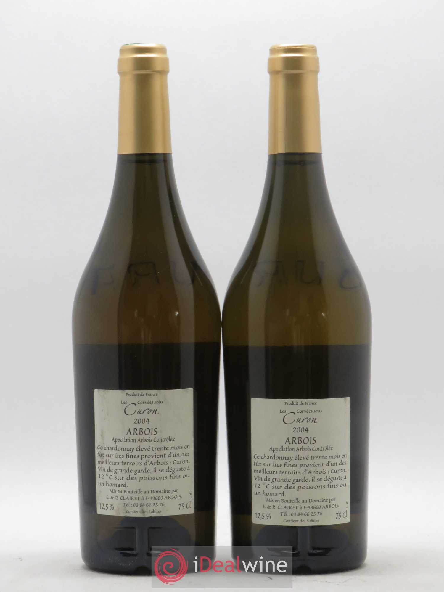 Arbois Corvées sous Curon Domaine de la Tournelle 2004 - Posten von 2 Flaschen - 1