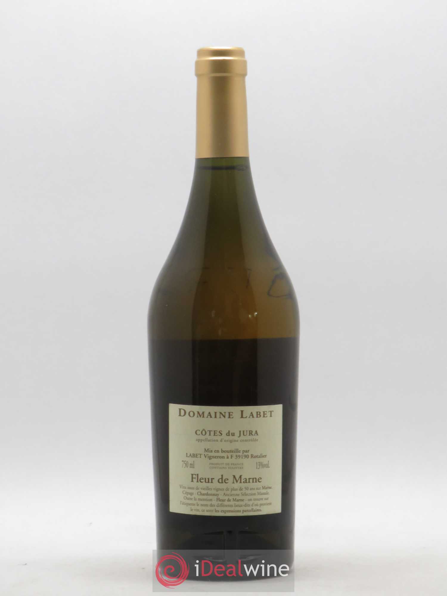 Côtes du Jura Fleur de Marne La Bardette Domaine Labet 2004 - Posten von 1 Flasche - 1