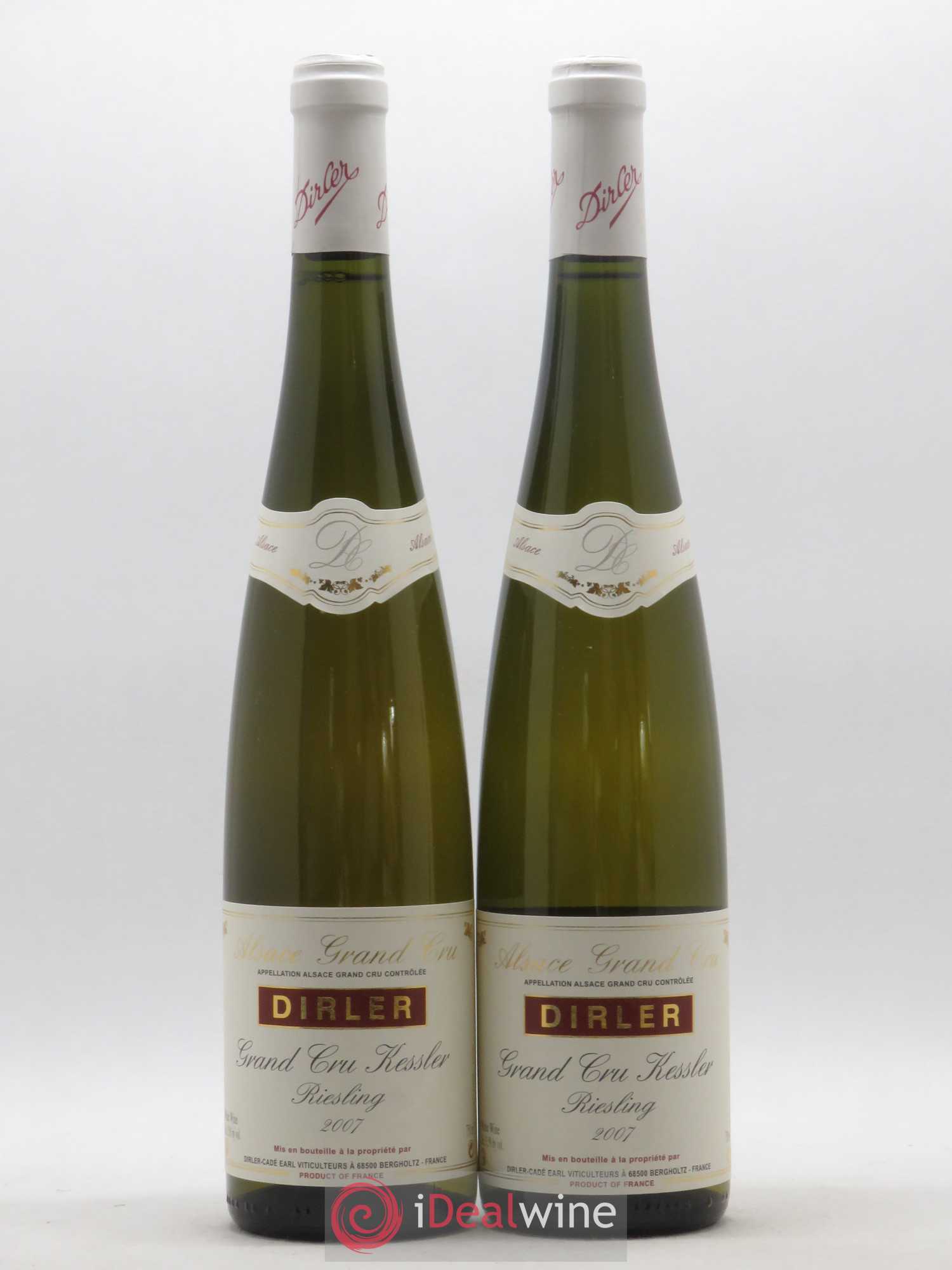 Riesling Kessler Domaine Dirler 2007 - Lotto di 2 bottiglie - 0