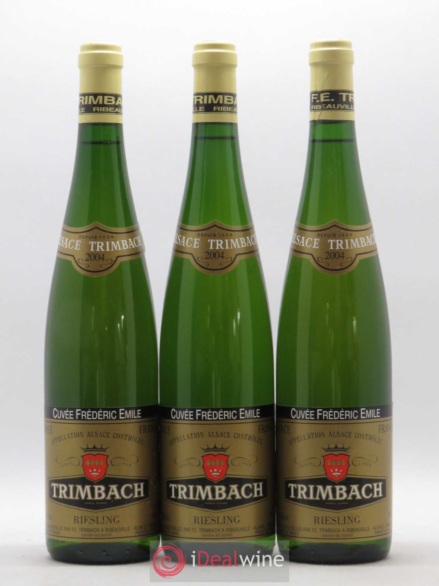 Alsace Riesling Cuvée Frédéric Emile Trimbach (Domaine) 2004 - Lot de 3 bouteilles - 0