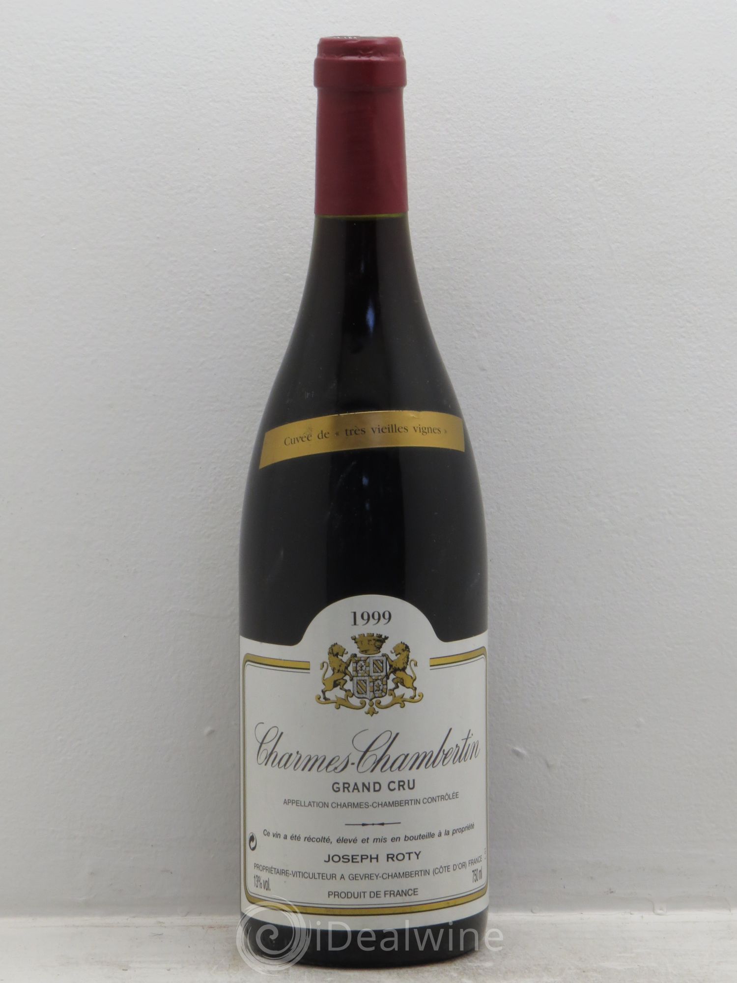 Charmes-Chambertin Grand Cru Très vieilles vignes Joseph Roty (Domaine) 1999 - Lot de 1 bouteille - 0