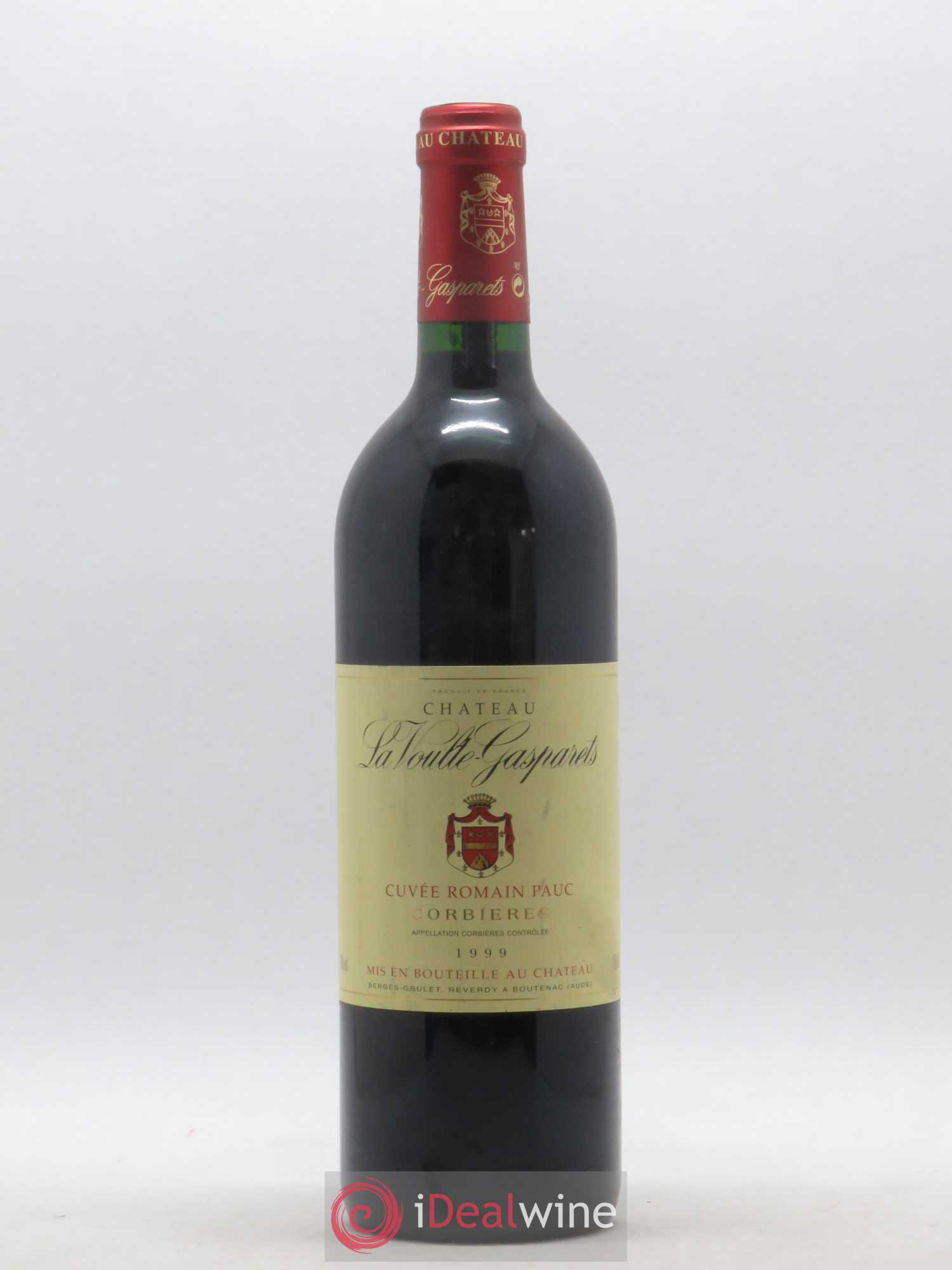 Corbières Boutenac La Voulte-Gasparets Cuvée Romain Pauc Patrick Reverdy 1999 - Lot de 1 bouteille - 0
