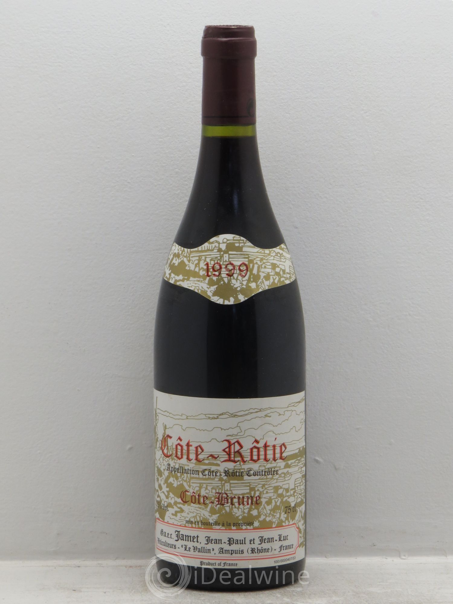 Côte-Rôtie Côte Brune Jamet (Domaine) 1999 - Lot de 1 bouteille - 0
