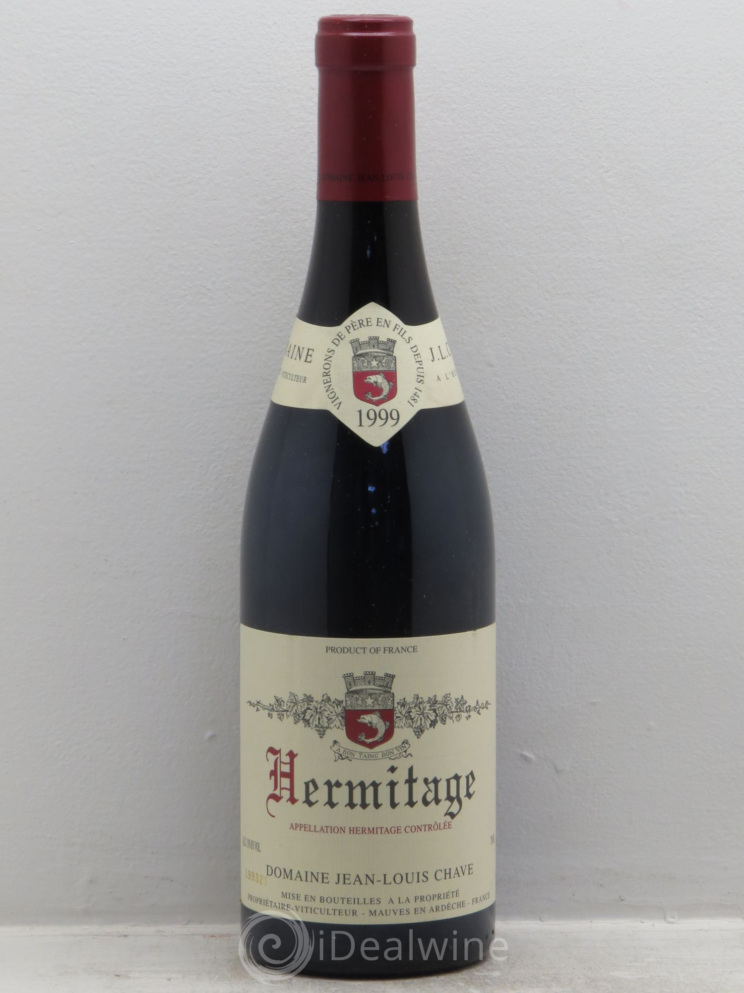 Hermitage Jean-Louis Chave 1999 - Lot de 1 bouteille - 0