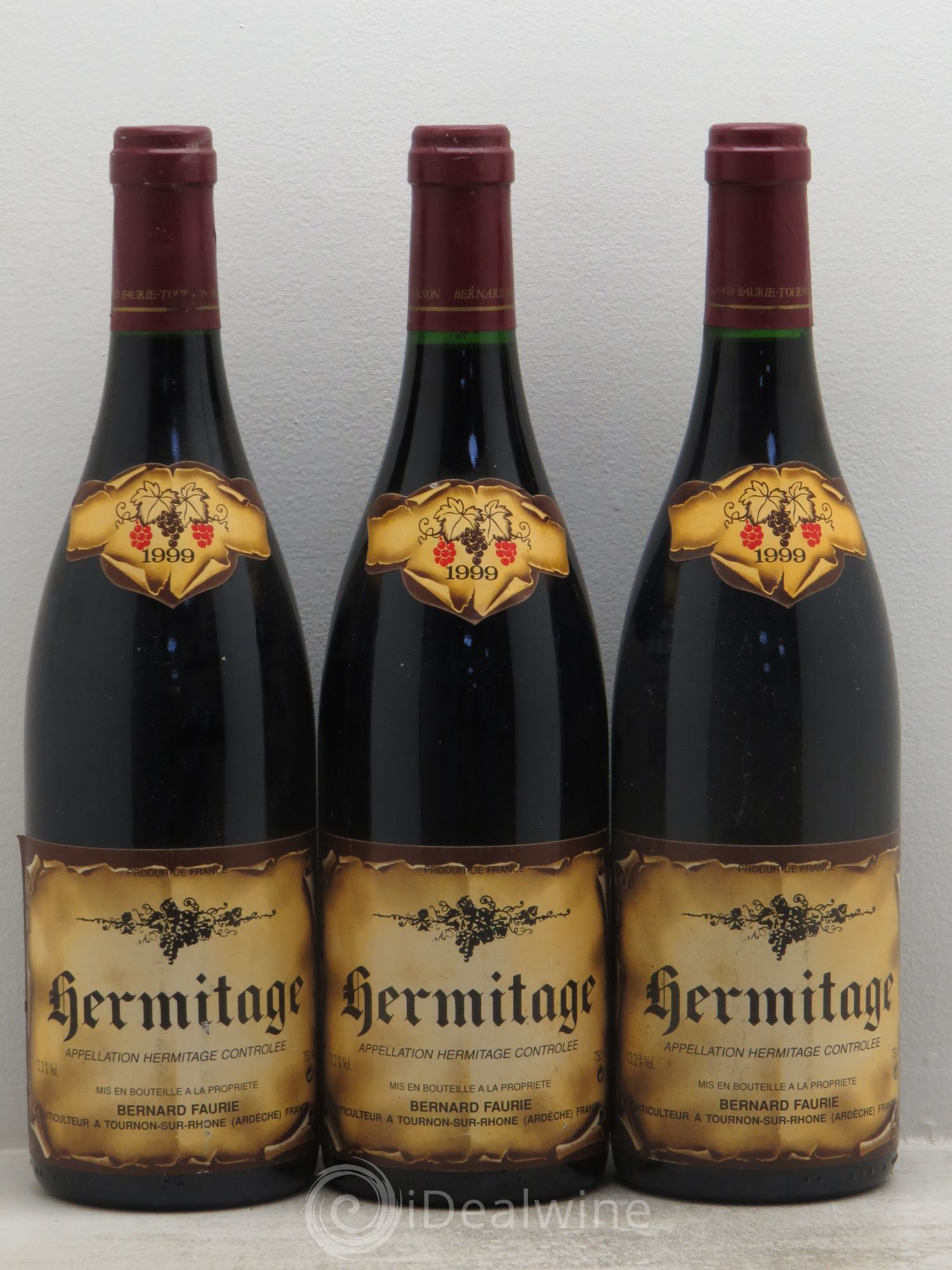 Hermitage 1999 - Lot de 3 bouteilles - 0