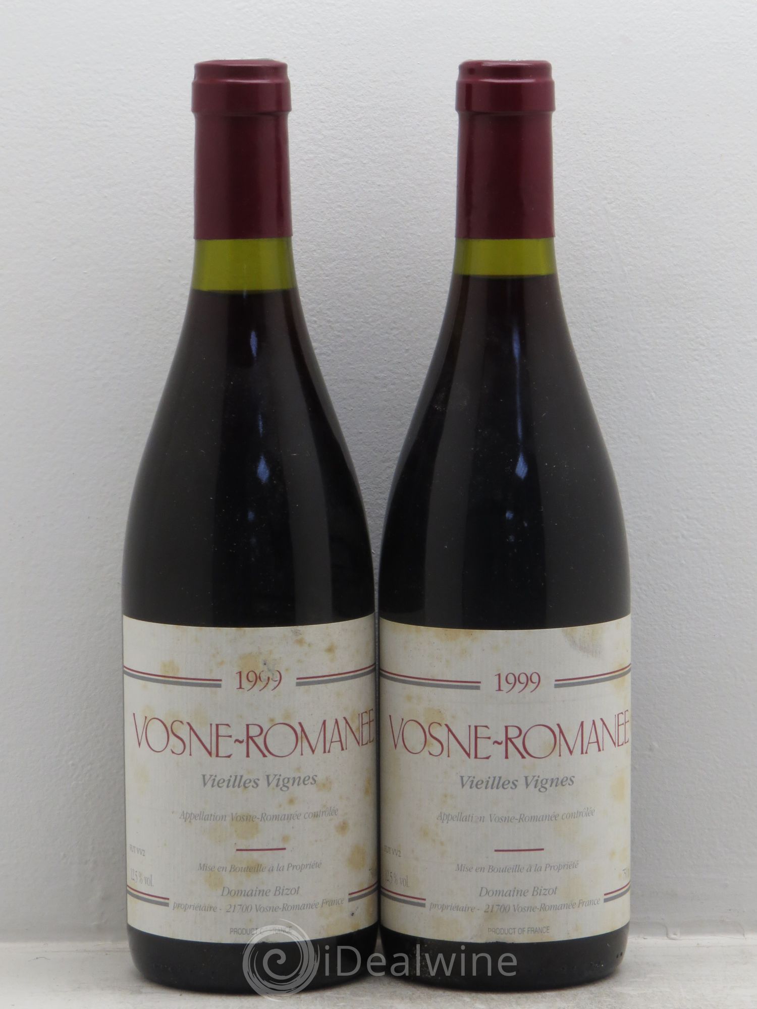 Vosne-Romanée Vieilles Vignes - Domaine Bizot 1999 - Posten von 2 Flaschen - 0