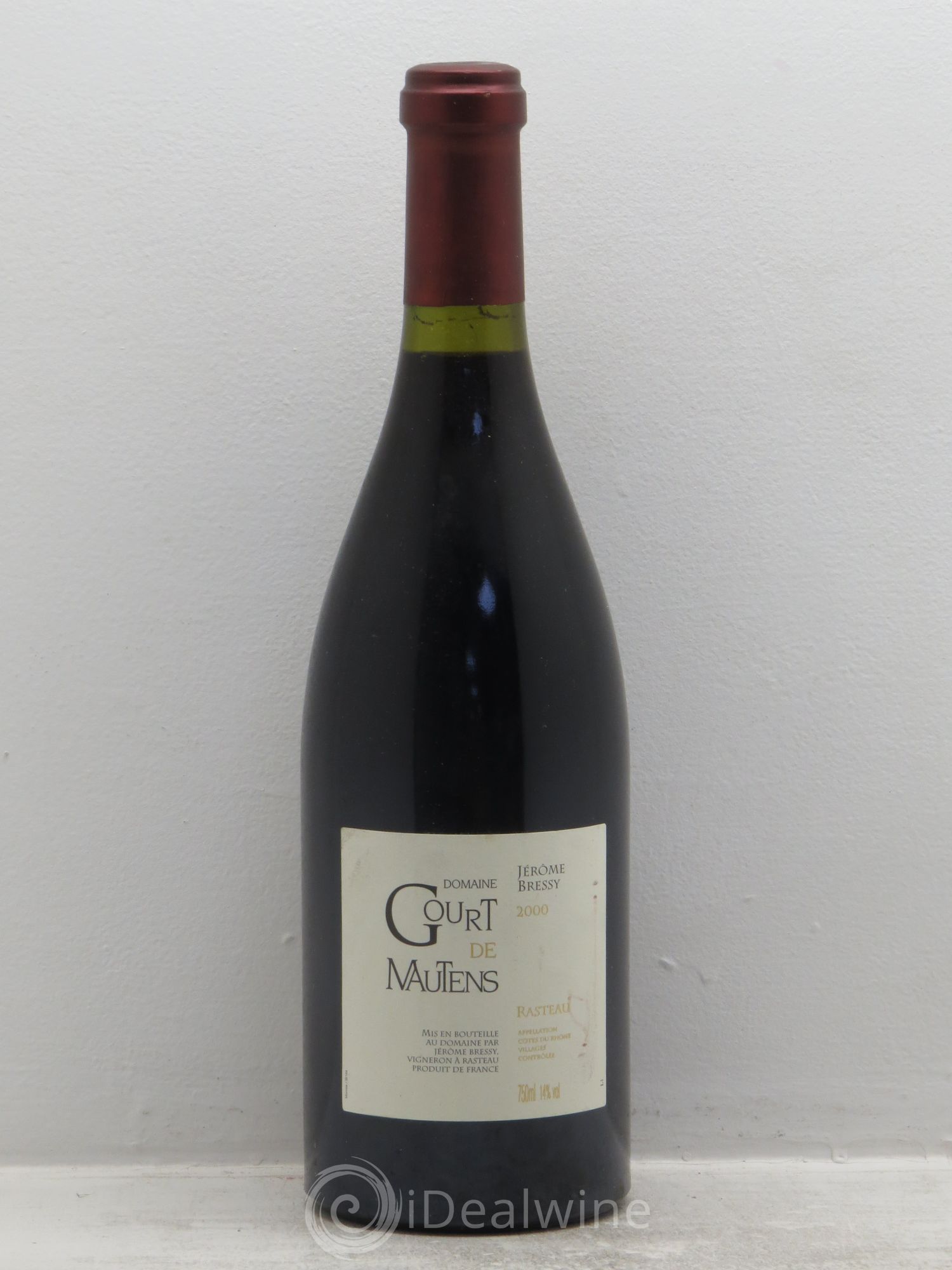 Rasteau Domaine Gourt de Mautens - Jérôme Bressy 2000 - Lot de 6 bouteilles - 0